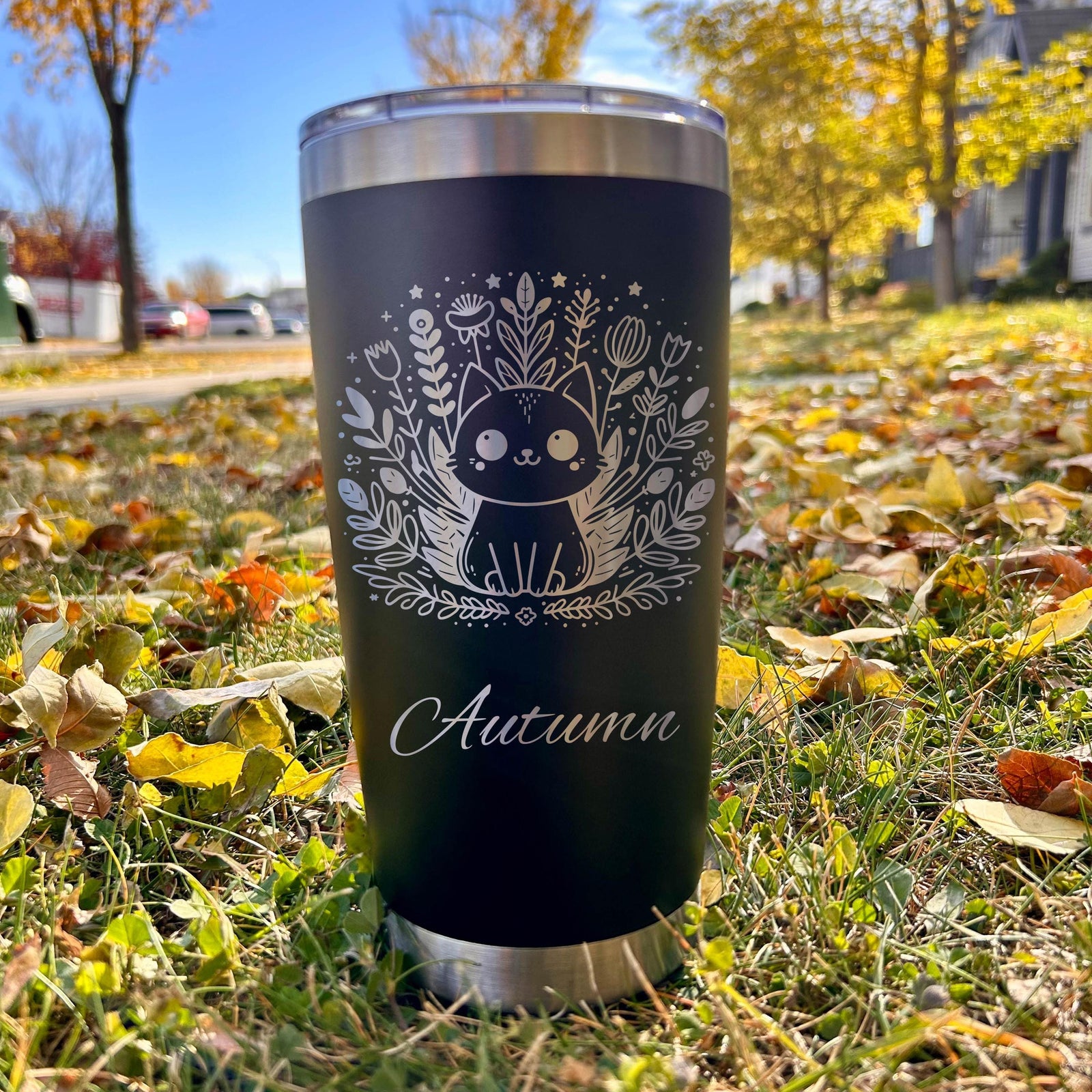 Wild Kitten 20oz Engraved Tumbler