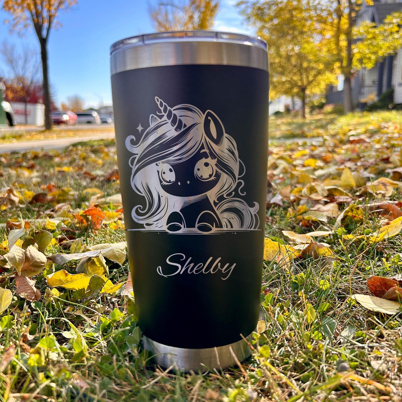Baby Unicorn 20oz Engraved Tumbler