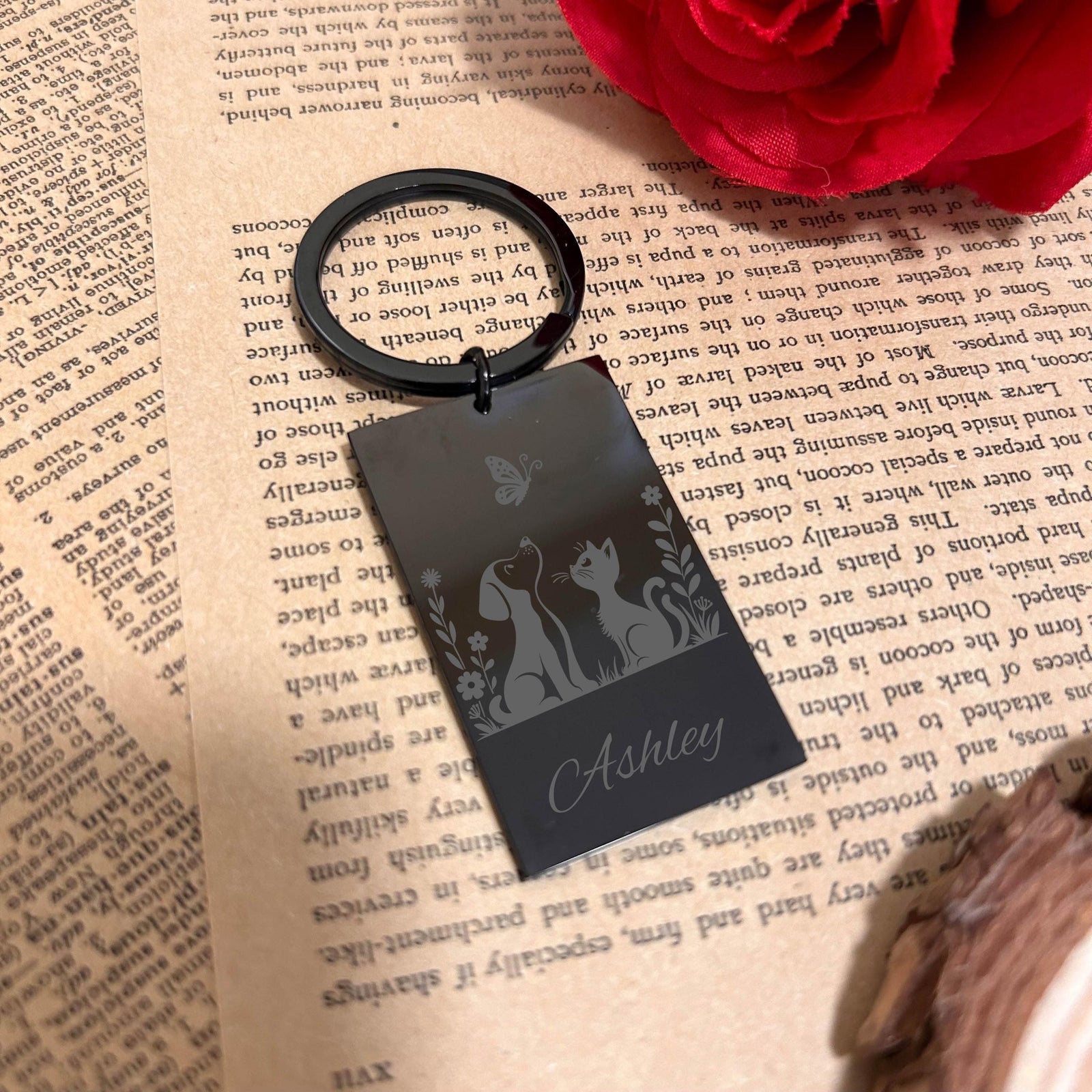 Best Friends Keychain Stainless Steel