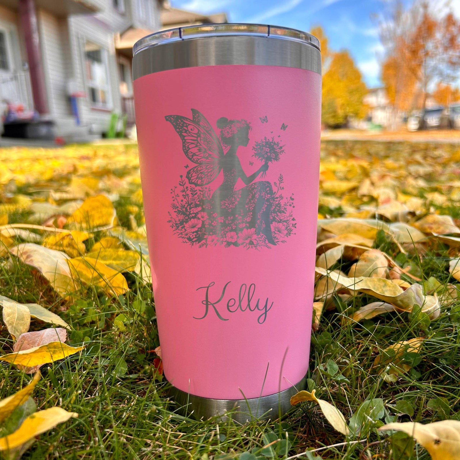 Blossom Fairy 20oz Engraved Tumbler