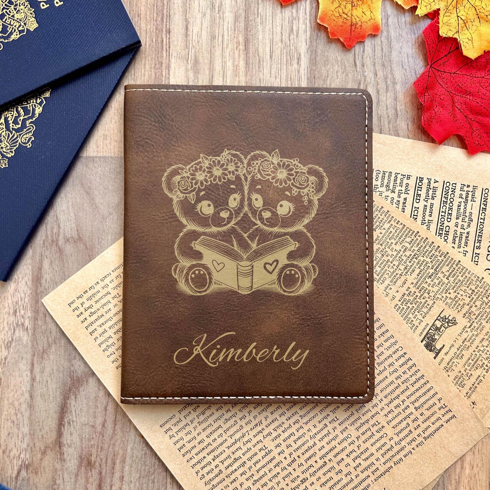 Gold Storytime Passport Cover – Design #87