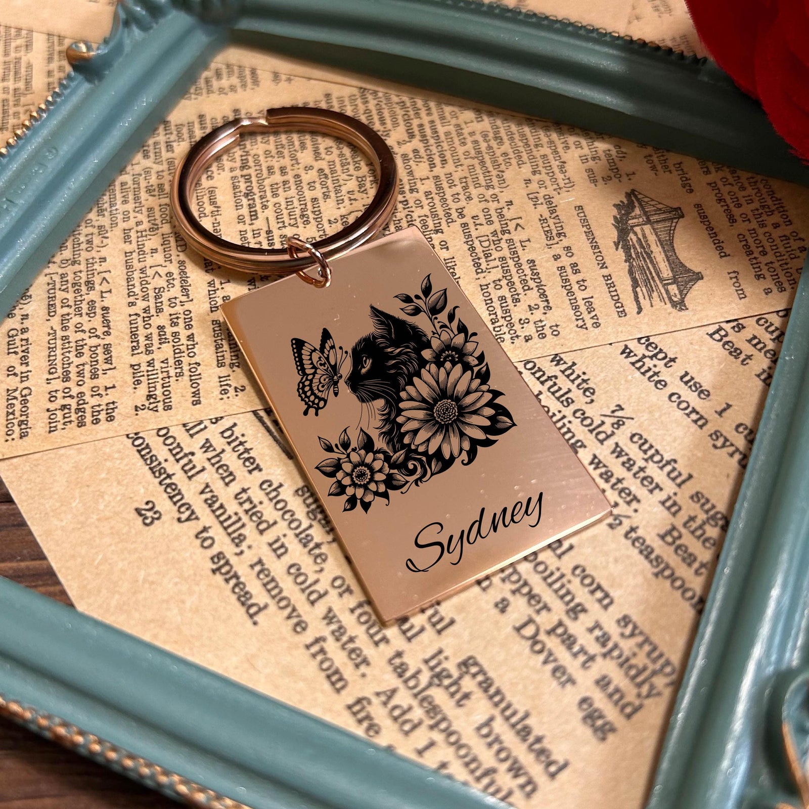 Wildcat Keychain Stainless Steel