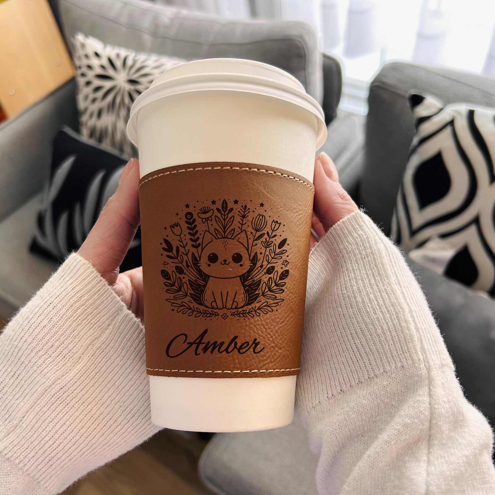 Kitten & Nature Cup Sleeve