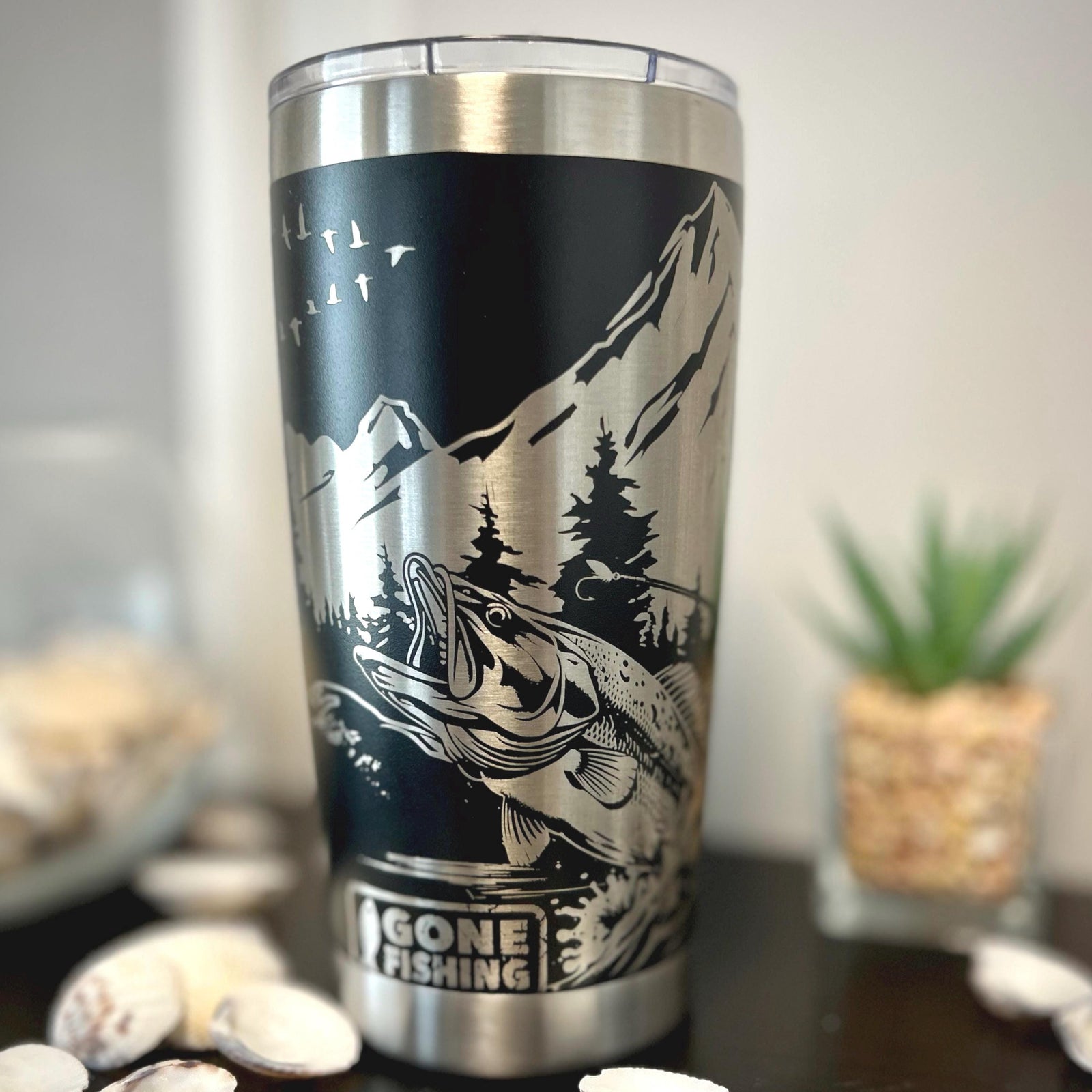 360 - Gone Fishing 20oz Engraved Tumbler