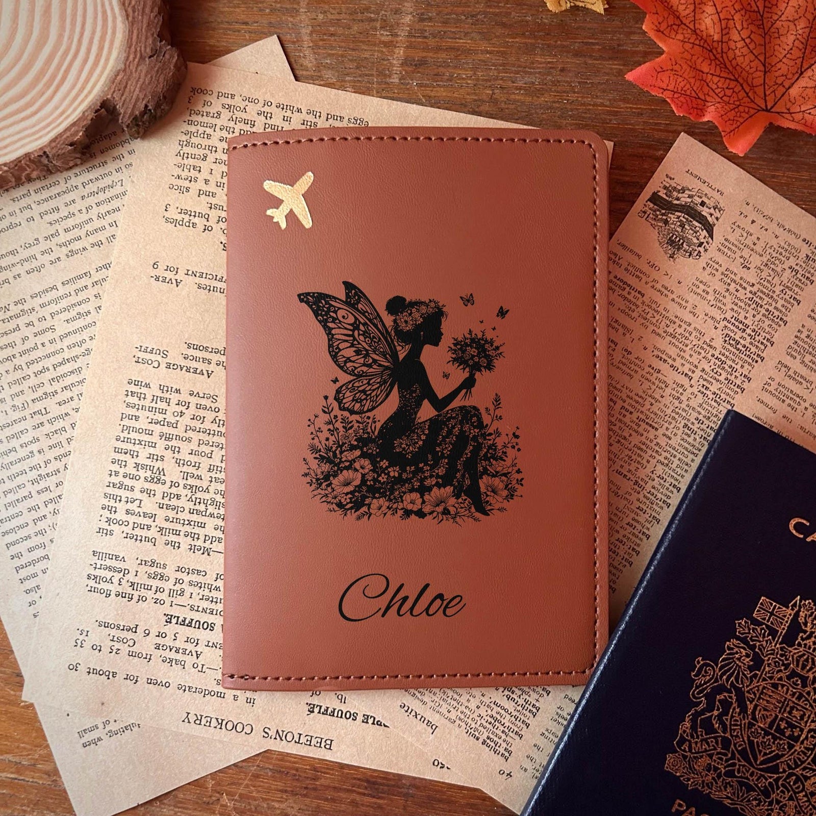 Blossom Fairy Passport Cover – Design #64