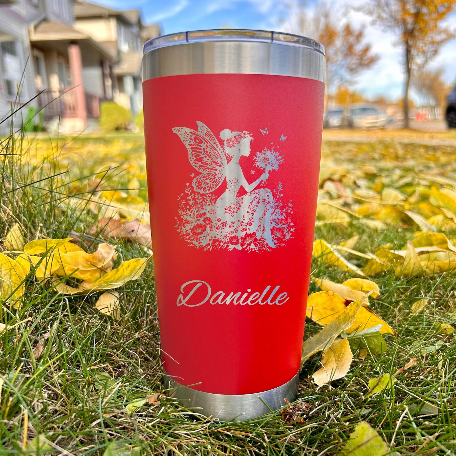 Blossom Fairy 20oz Engraved Tumbler