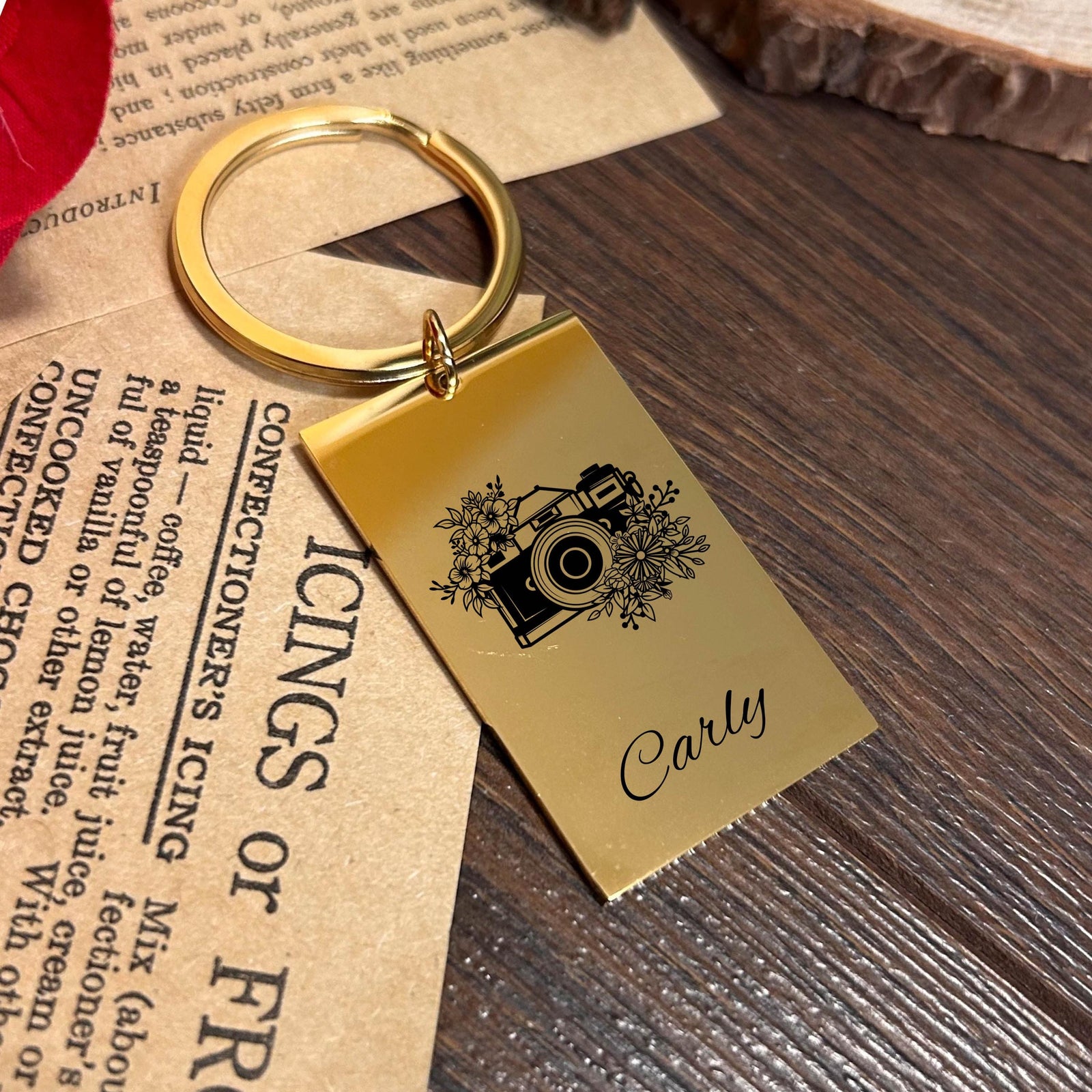 Camera Lover Keychain Stainless Steel