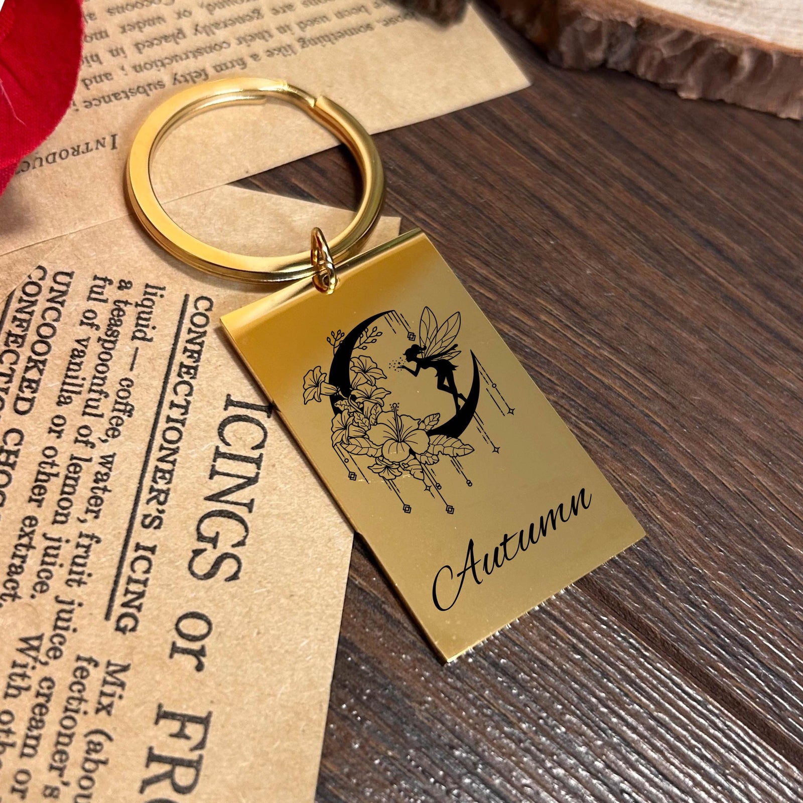 Mystic Fairy Keychain Stainless Steel