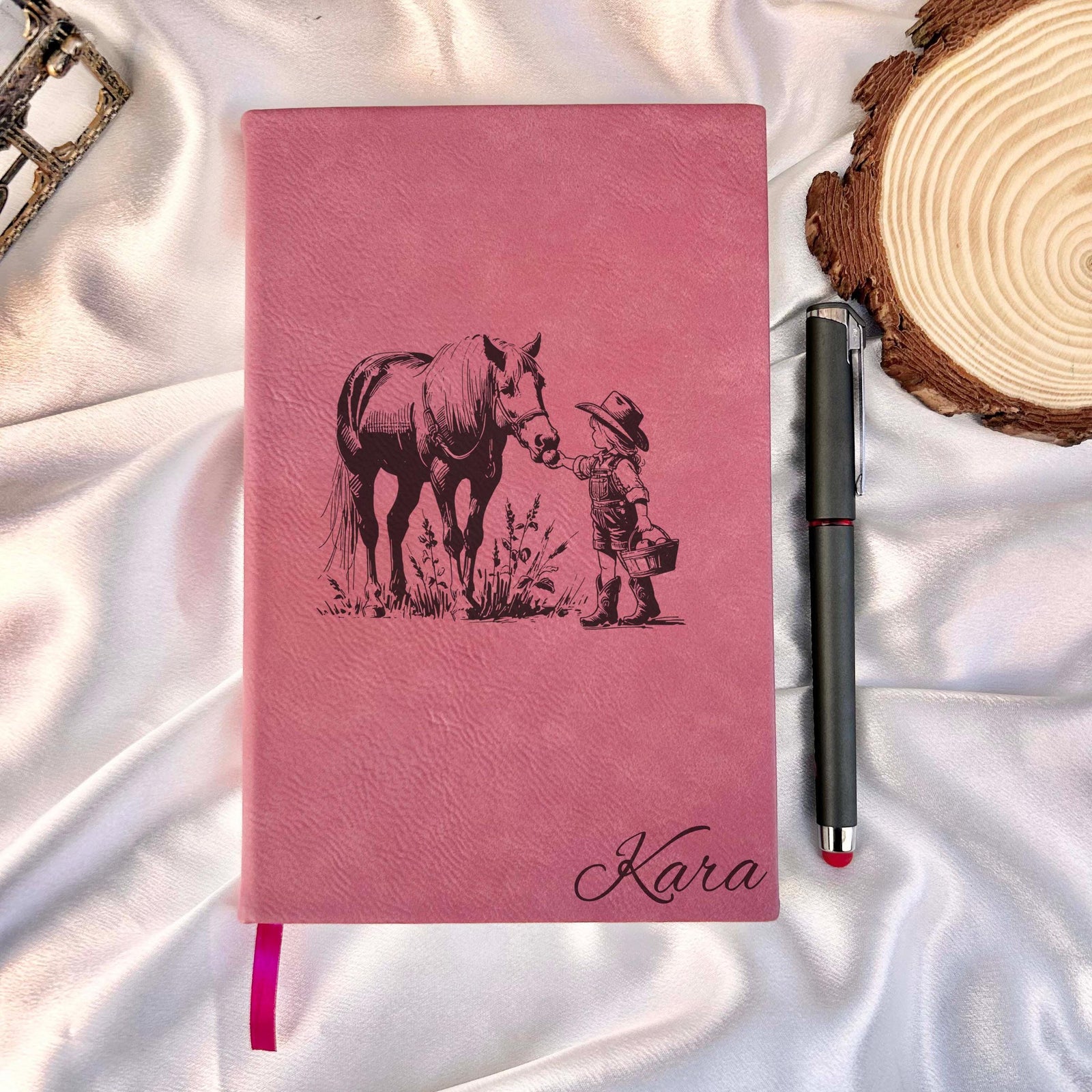 Horse Lover Custom Journal – Hard Cover, Horse Design #4