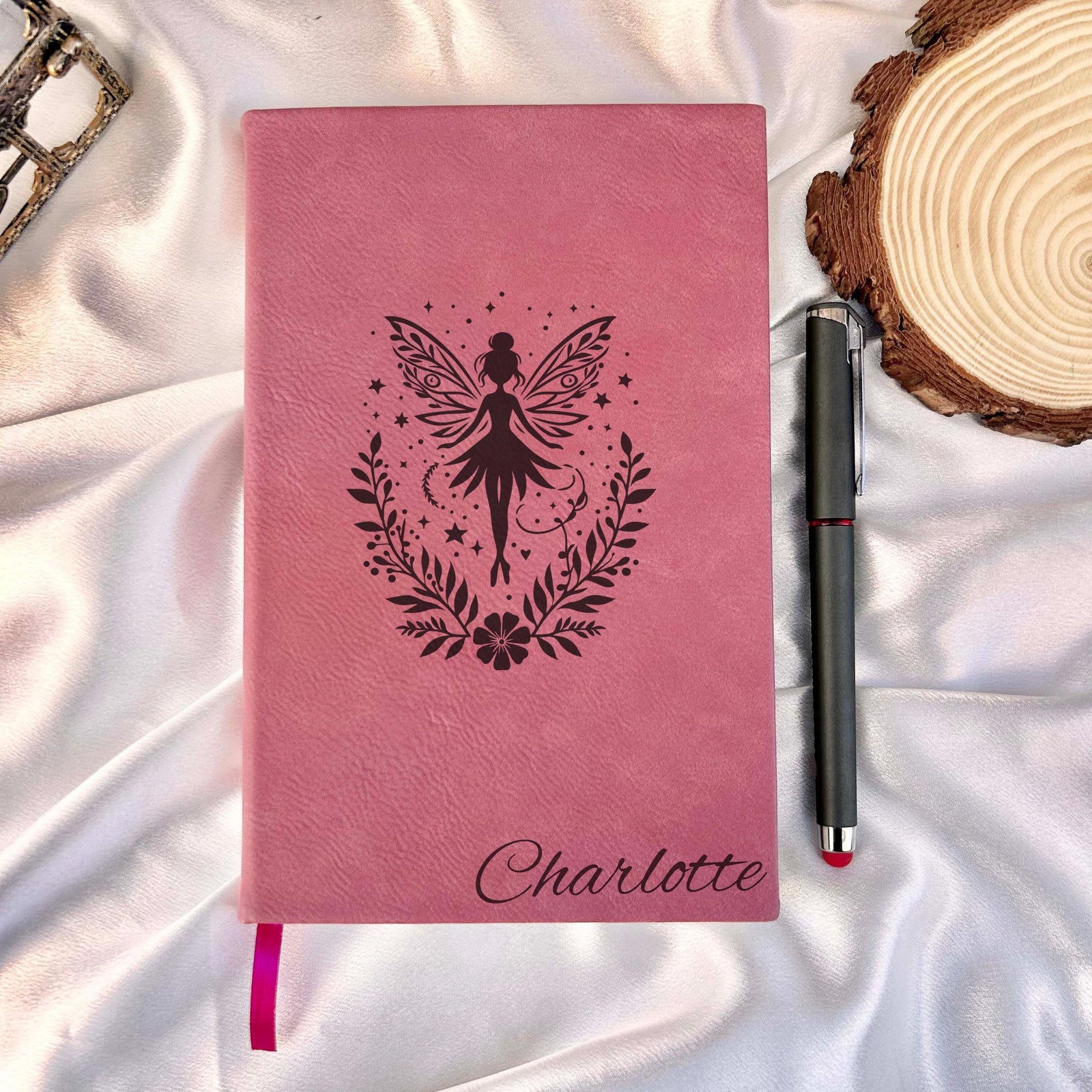 Holly Fairy Custom Journal – Hard Cover, Design #55