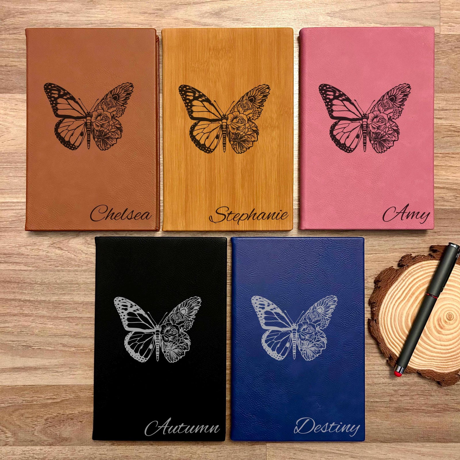 Butterfly Custom Journal – Hard Cover, Design #68