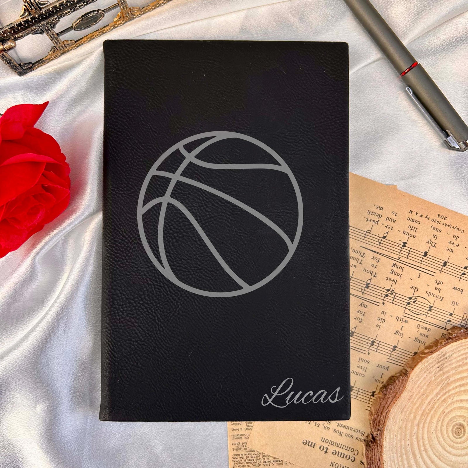 Basketball Custom Journal – Hard Cover