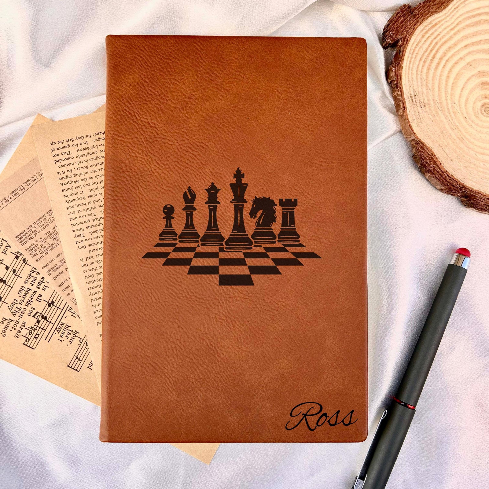 Chess Board Custom Journal – Hard Cover