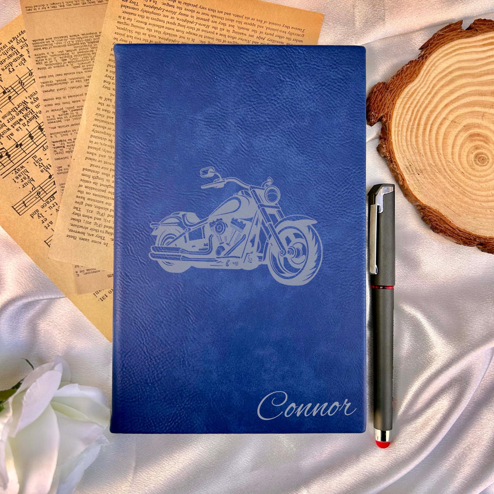 Motorcycle Custom Journal – Hard Cover, Motorcycle Design #1