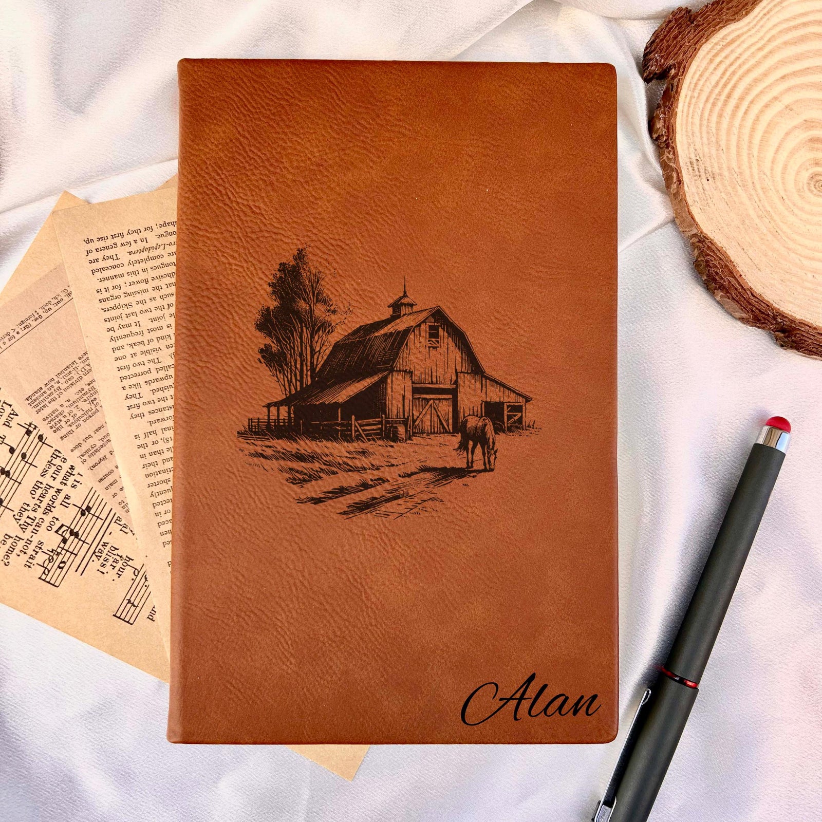 Old Barn Custom Journal – Hard Cover, Design #6