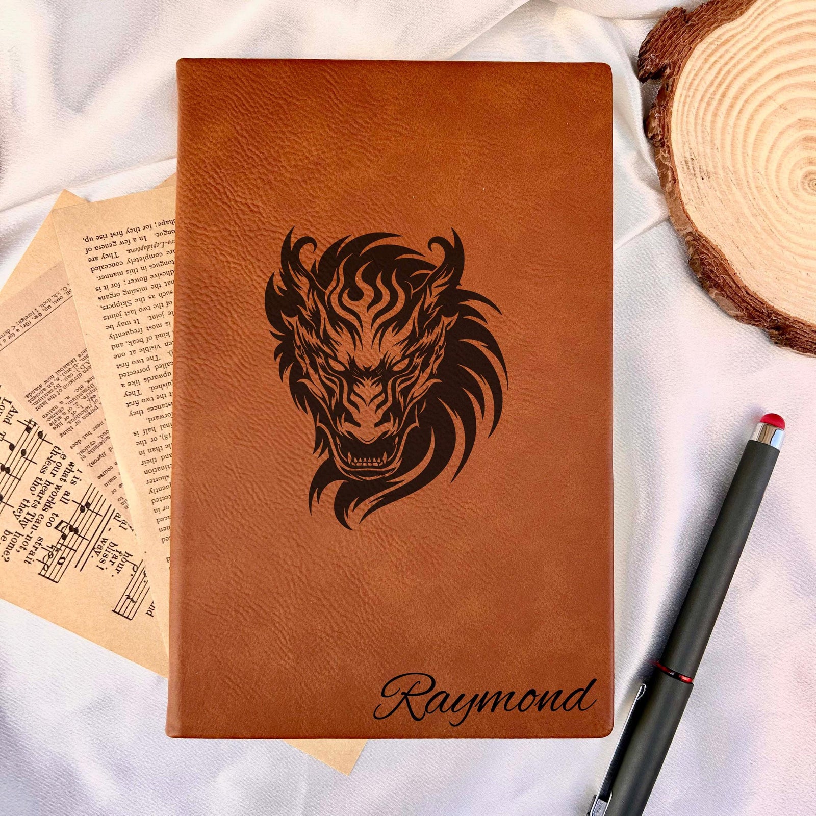 Dragon Custom Journal – Hard Cover, Dragon Design #1