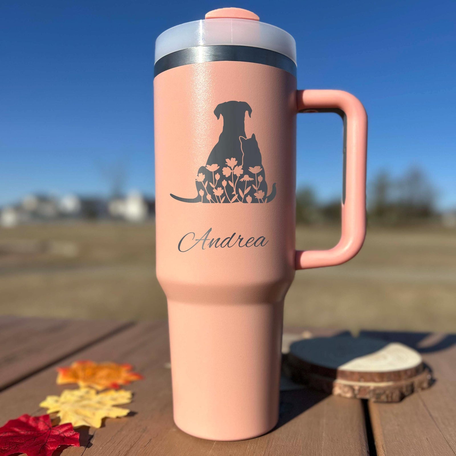Cute Friends 40oz Engraved Tumbler – Stainless Steel