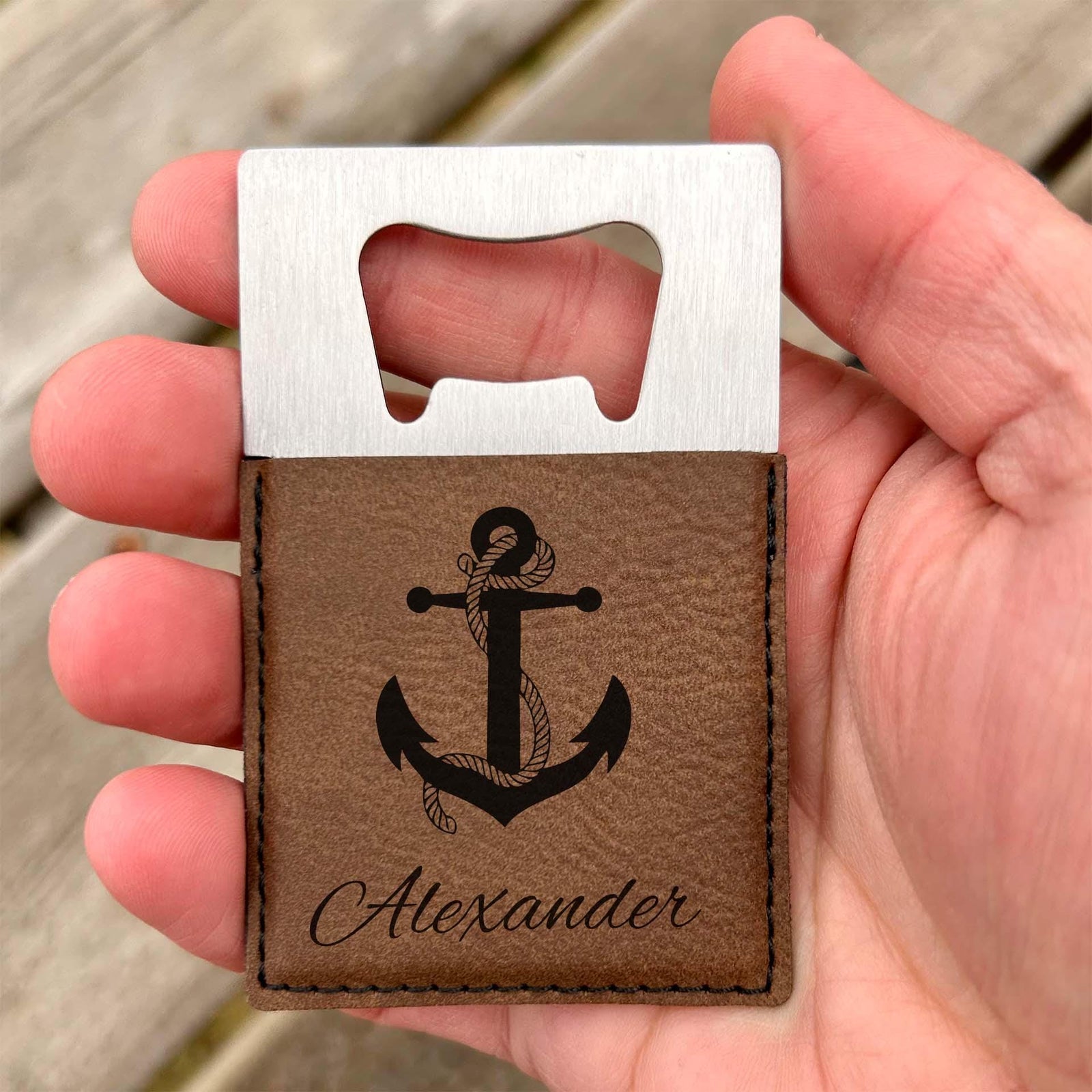 Anchor Large Bottle Opener – Stainless Steel