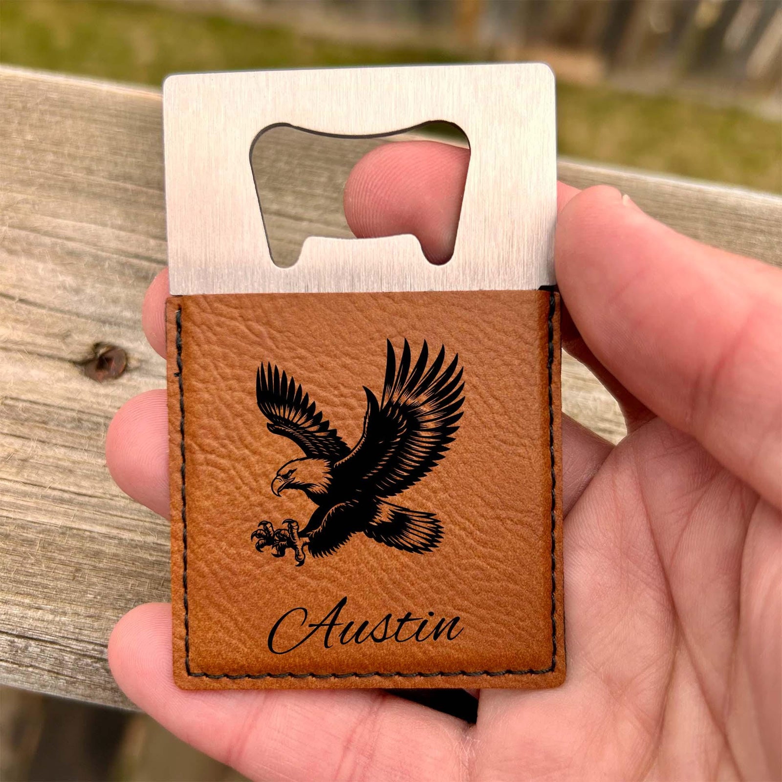 Eagle Large Bottle Opener – Stainless Steel, Eagle Design #1