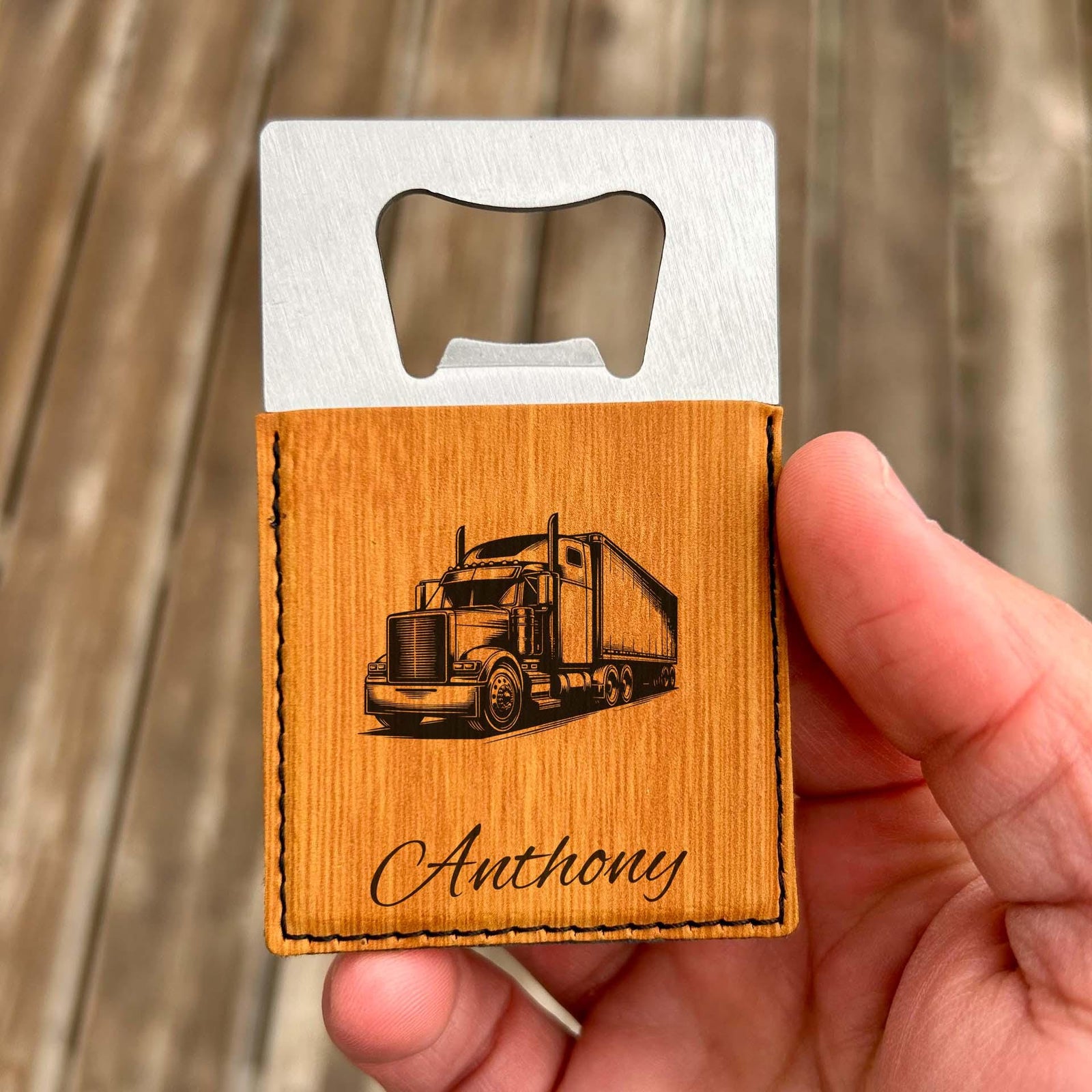 Truck Large Bottle Opener – Stainless Steel