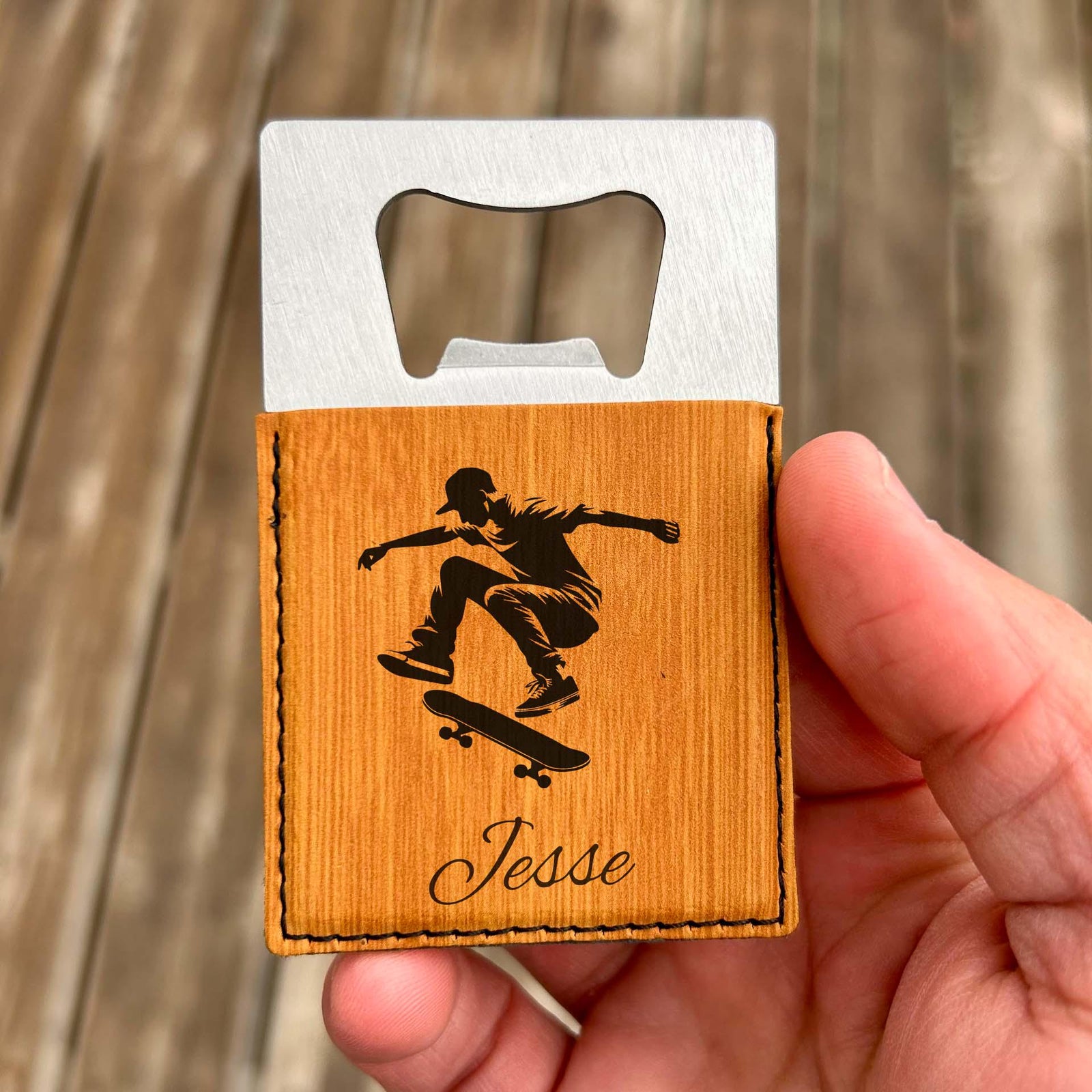 Skater Large Bottle Opener – Stainless Steel