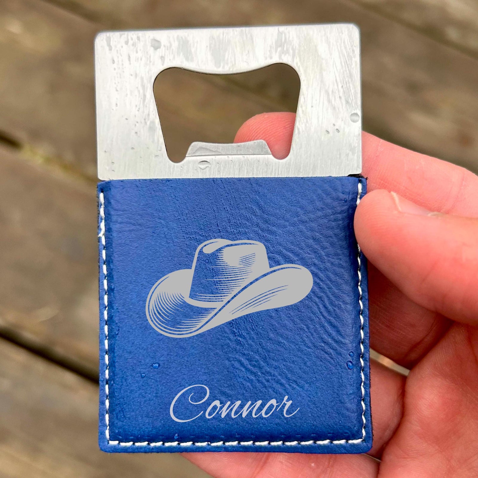 Rodeo Hat Large Bottle Opener – Stainless Steel