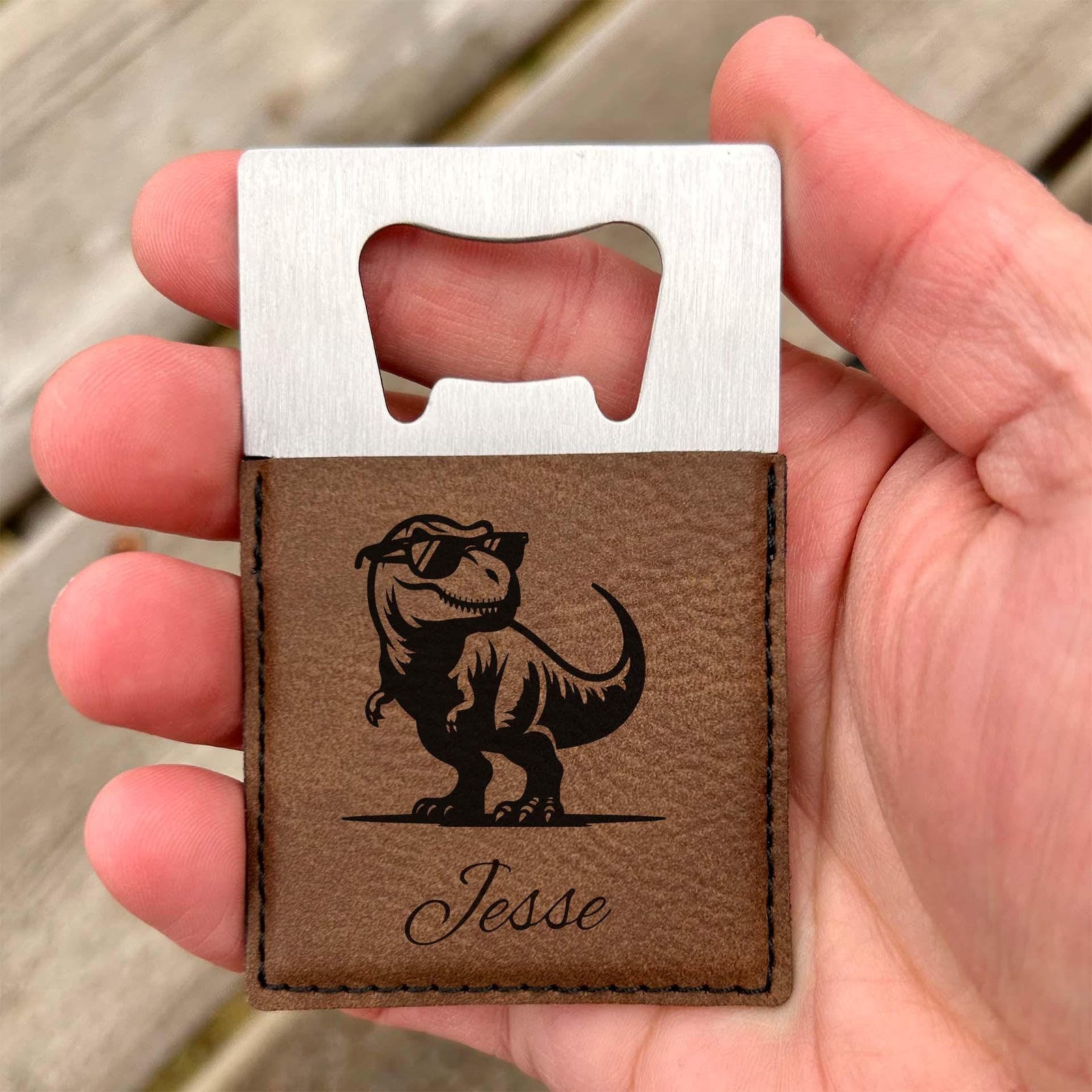 T-Rex Large Bottle Opener – Stainless Steel