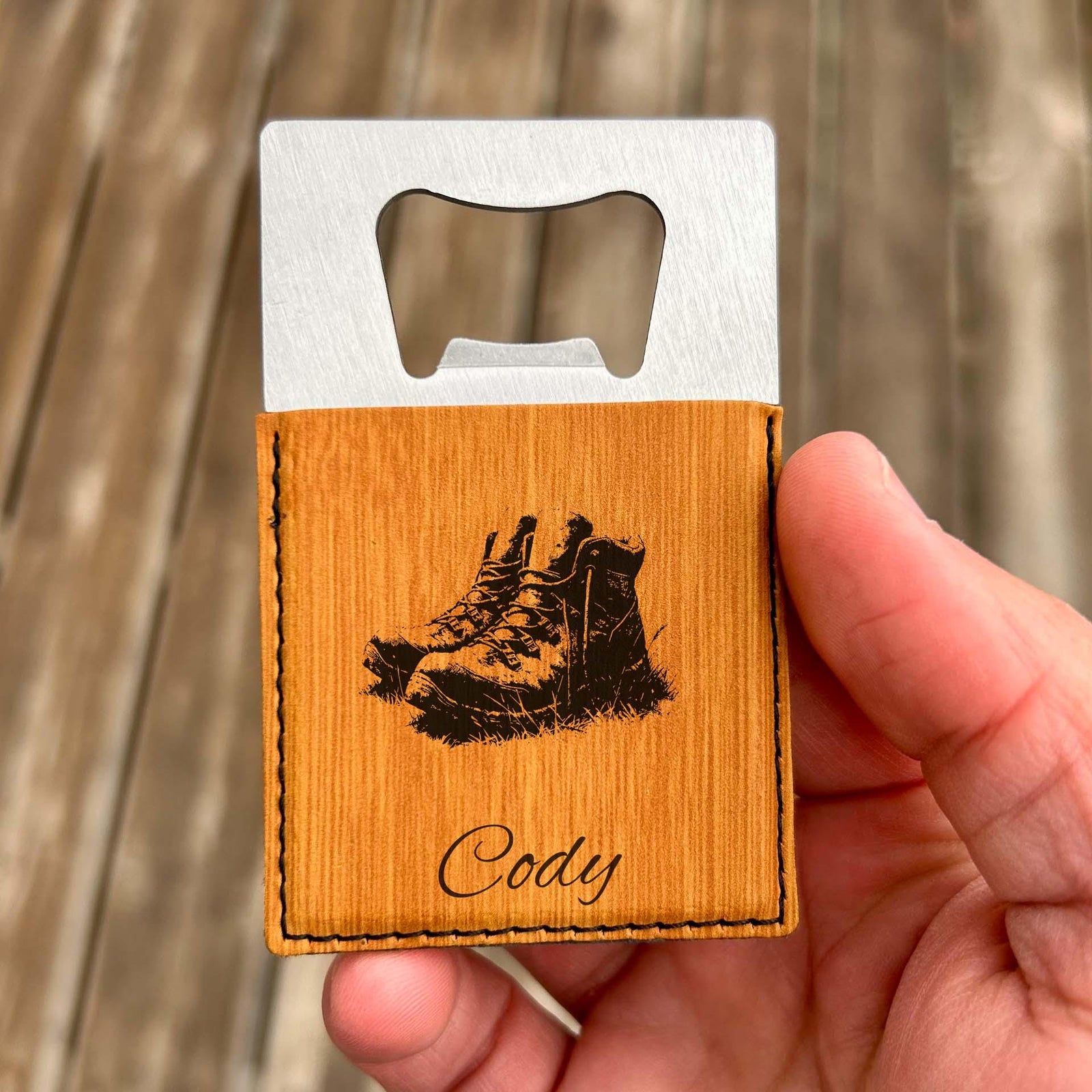 Hiker Boots Bottle Opener – Stainless Steel