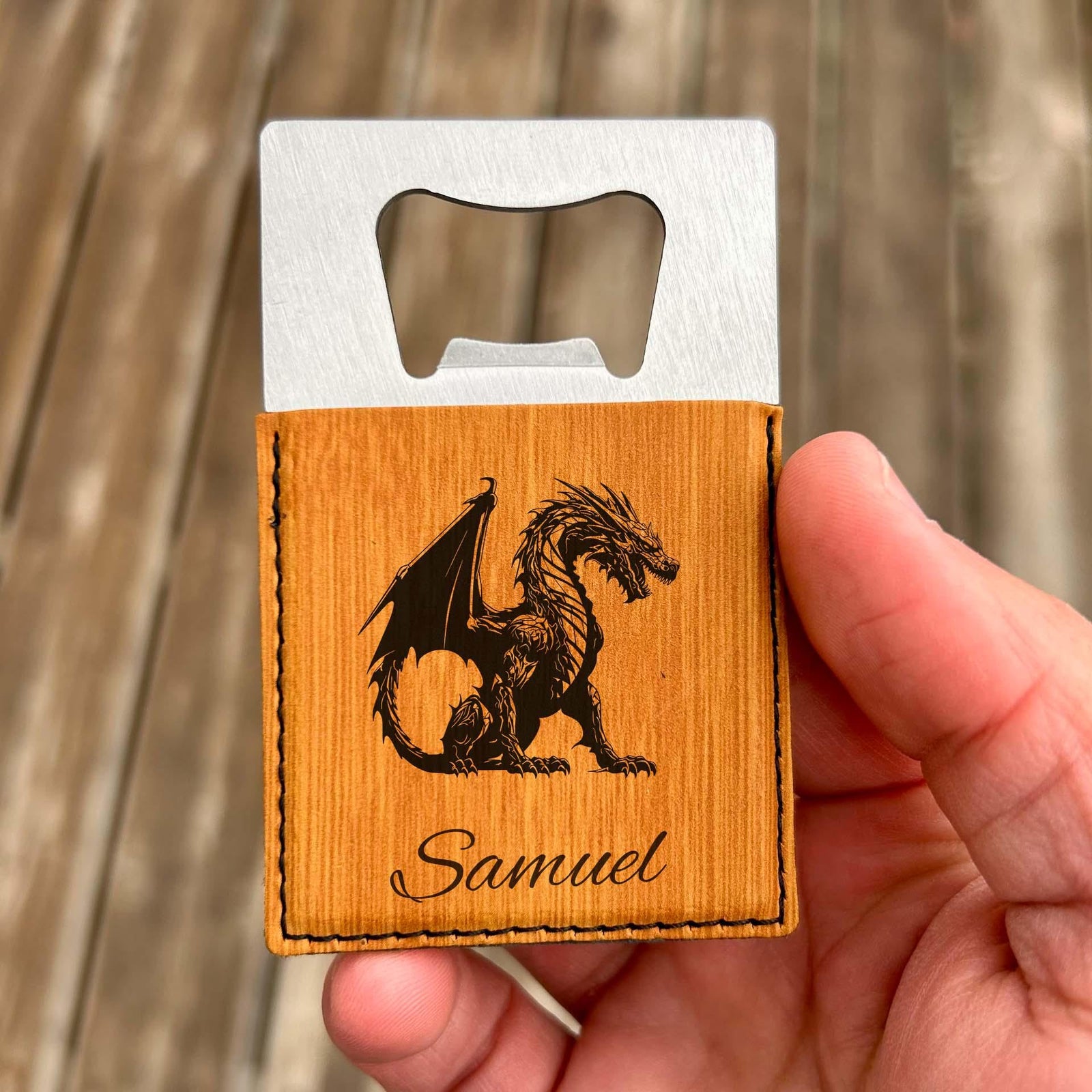 Dragon Large Bottle Opener – Stainless Steel, Dragon Design #1