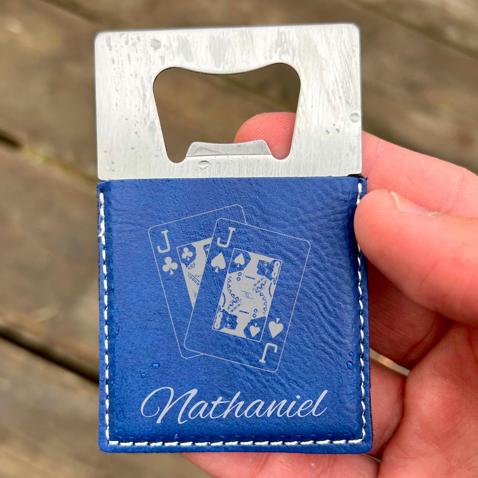 Poker Large Bottle Opener – Stainless Steel