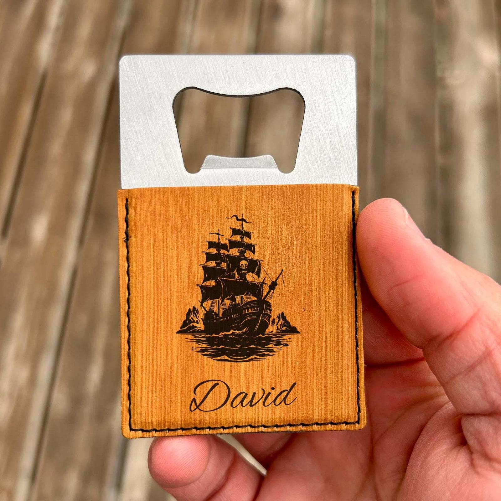 Pirate Ship Bottle Opener – Stainless Steel