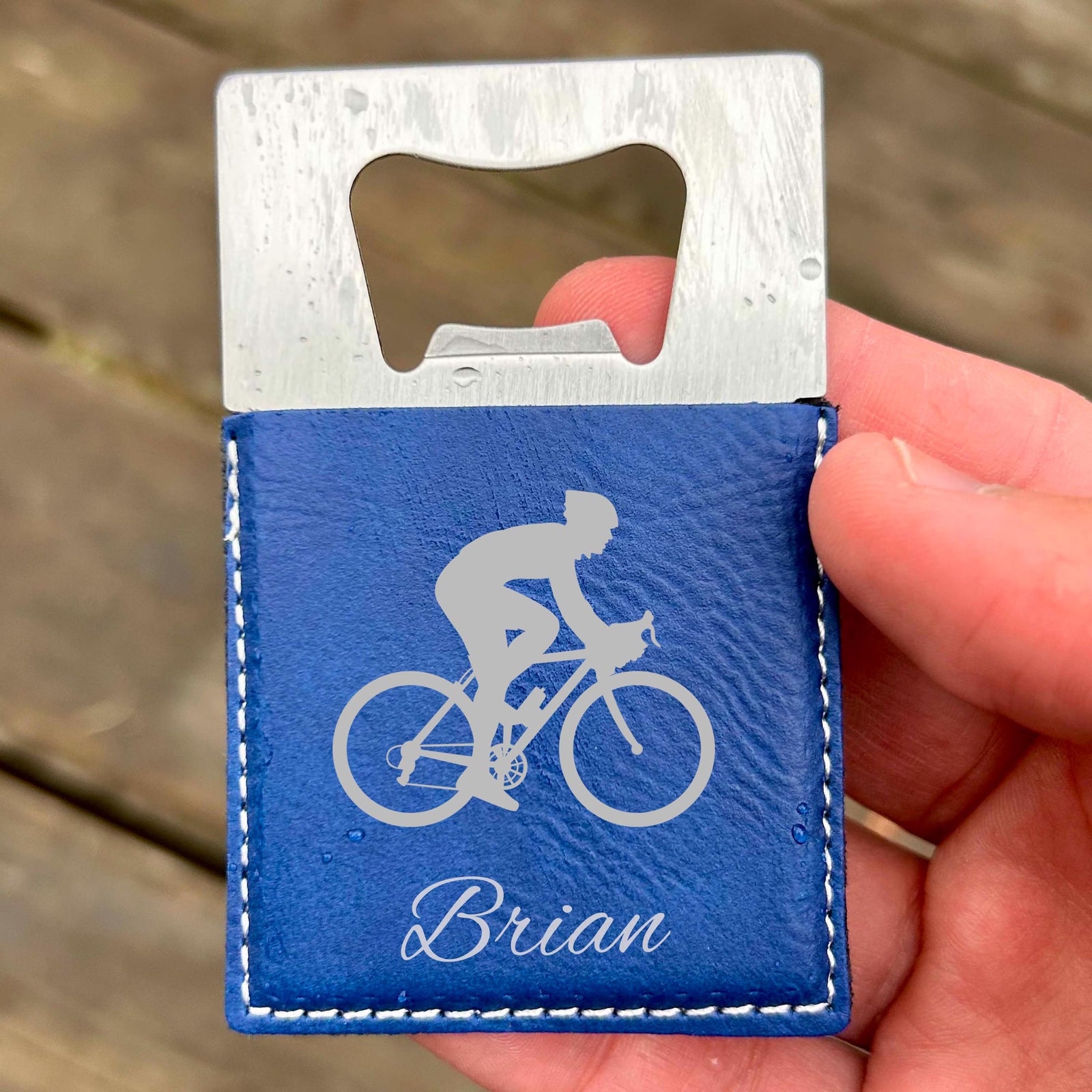 Cyclist Large Bottle Opener – Stainless Steel