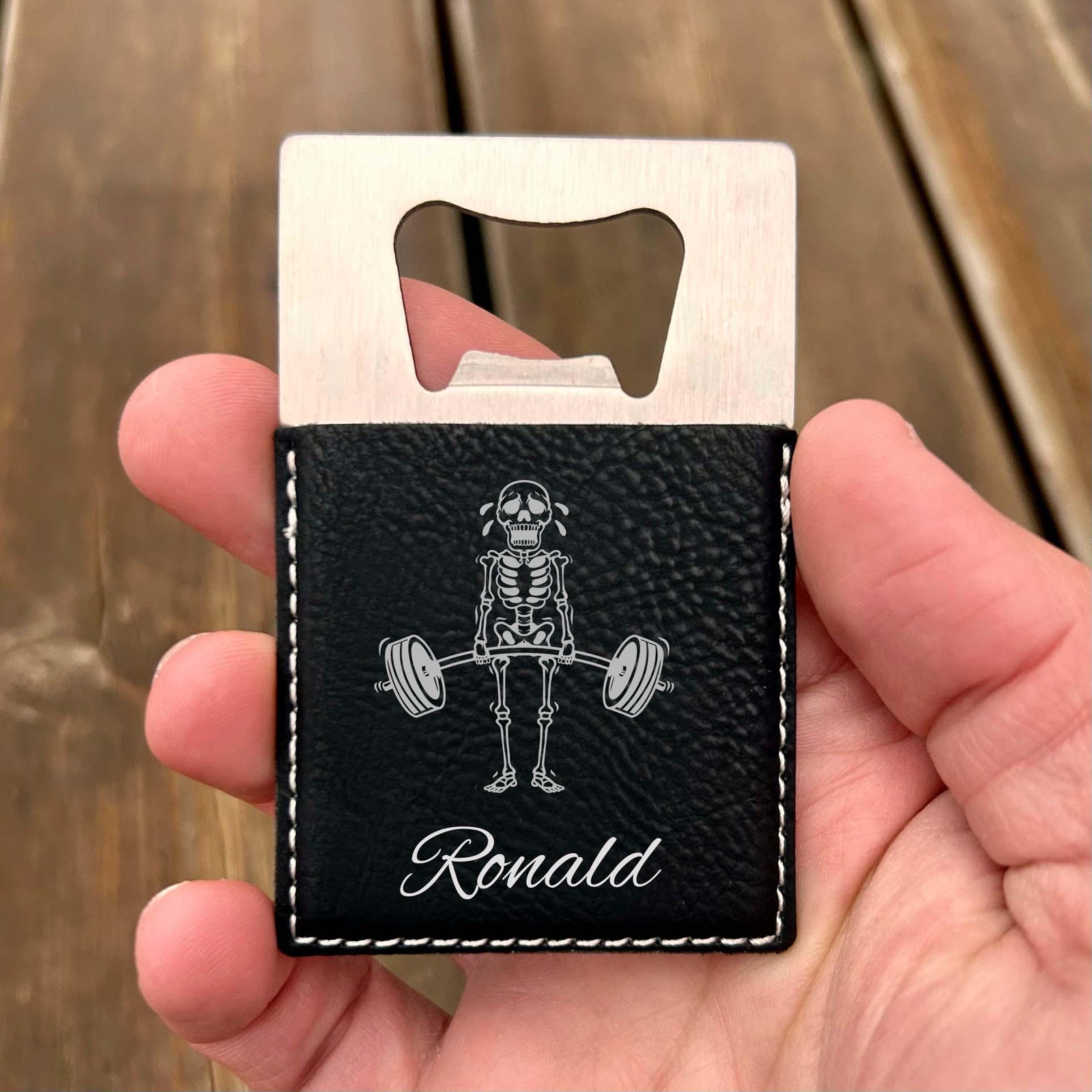 Workout Large Bottle Opener – Stainless Steel