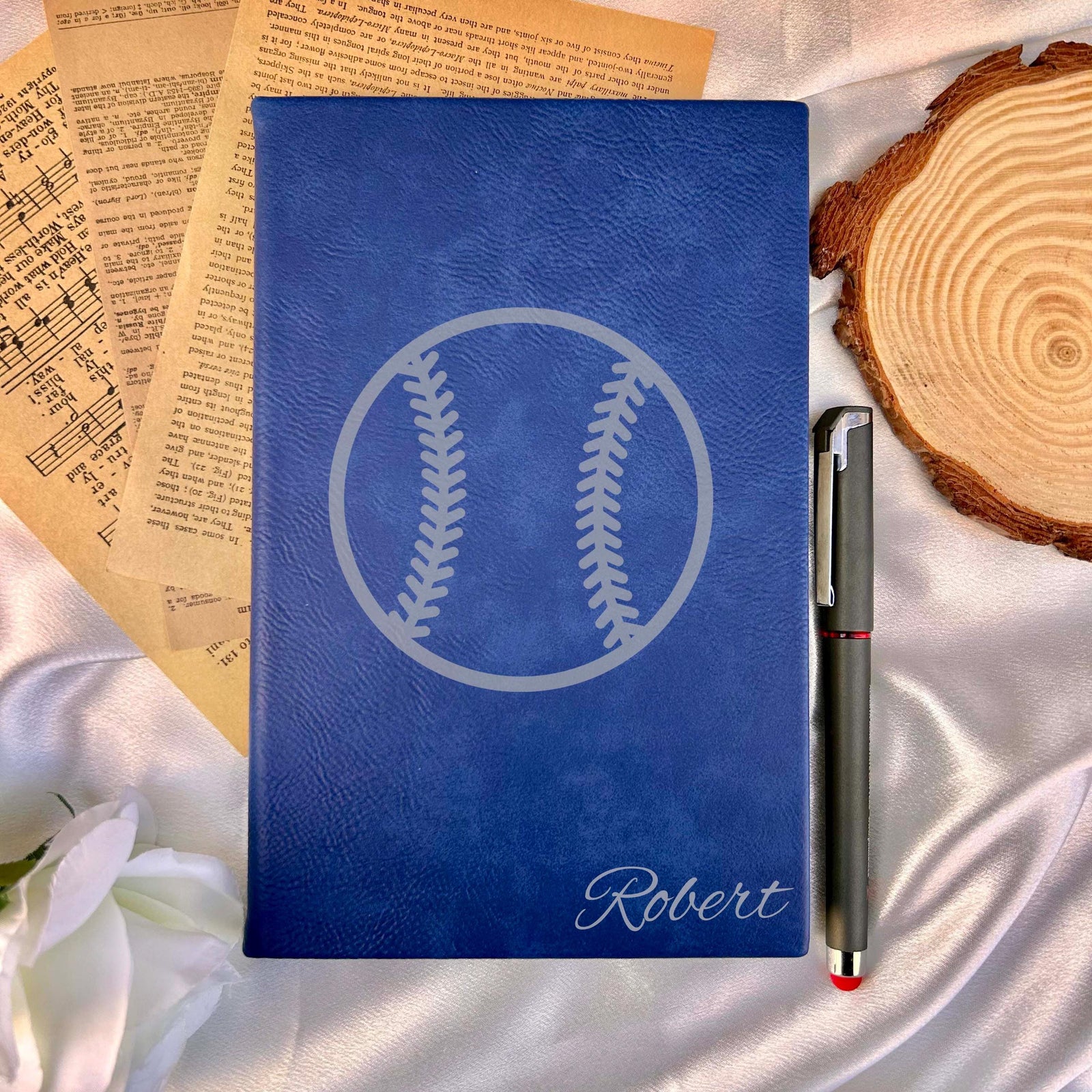 Baseball Custom Journal – Hard Cover
