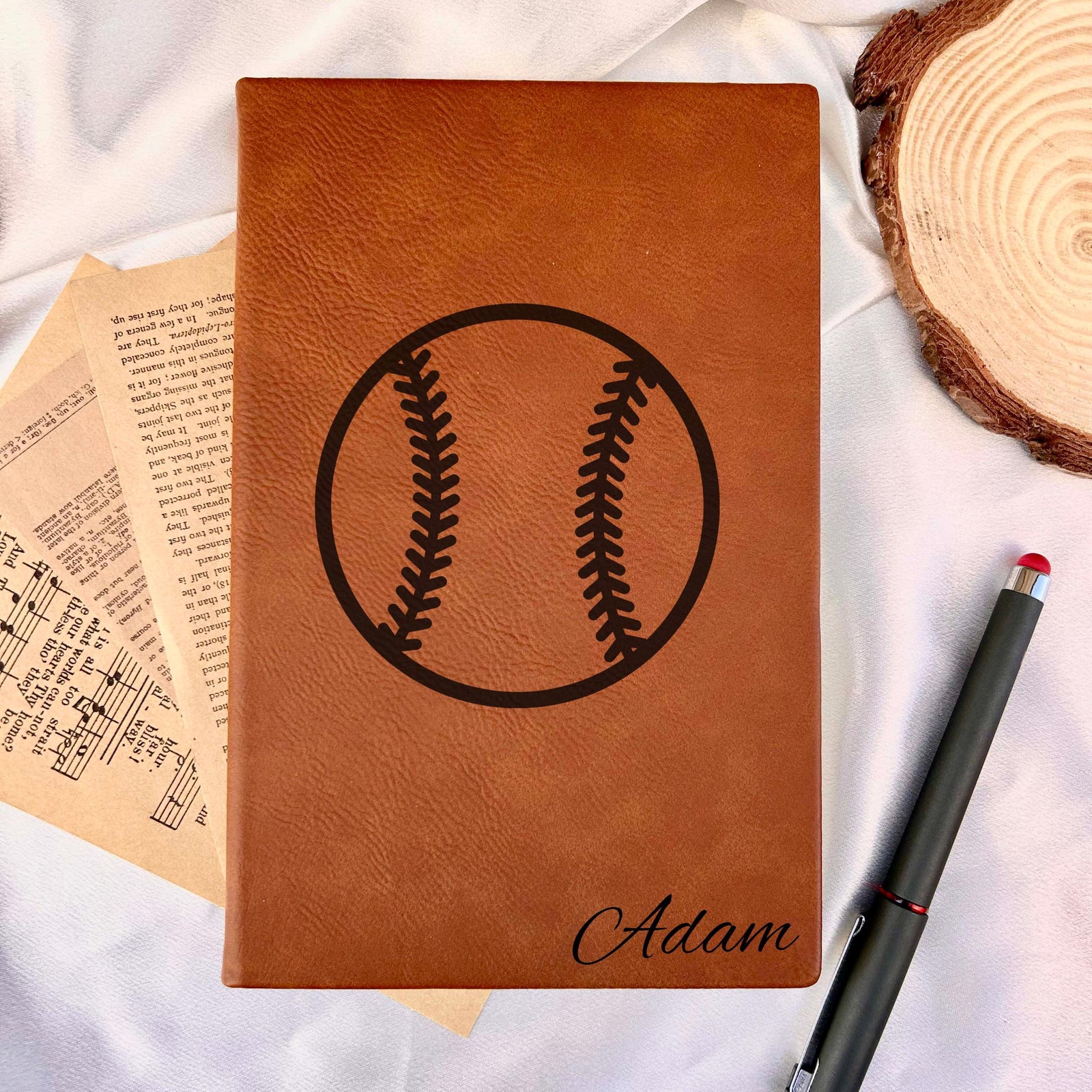 Baseball Custom Journal – Hard Cover