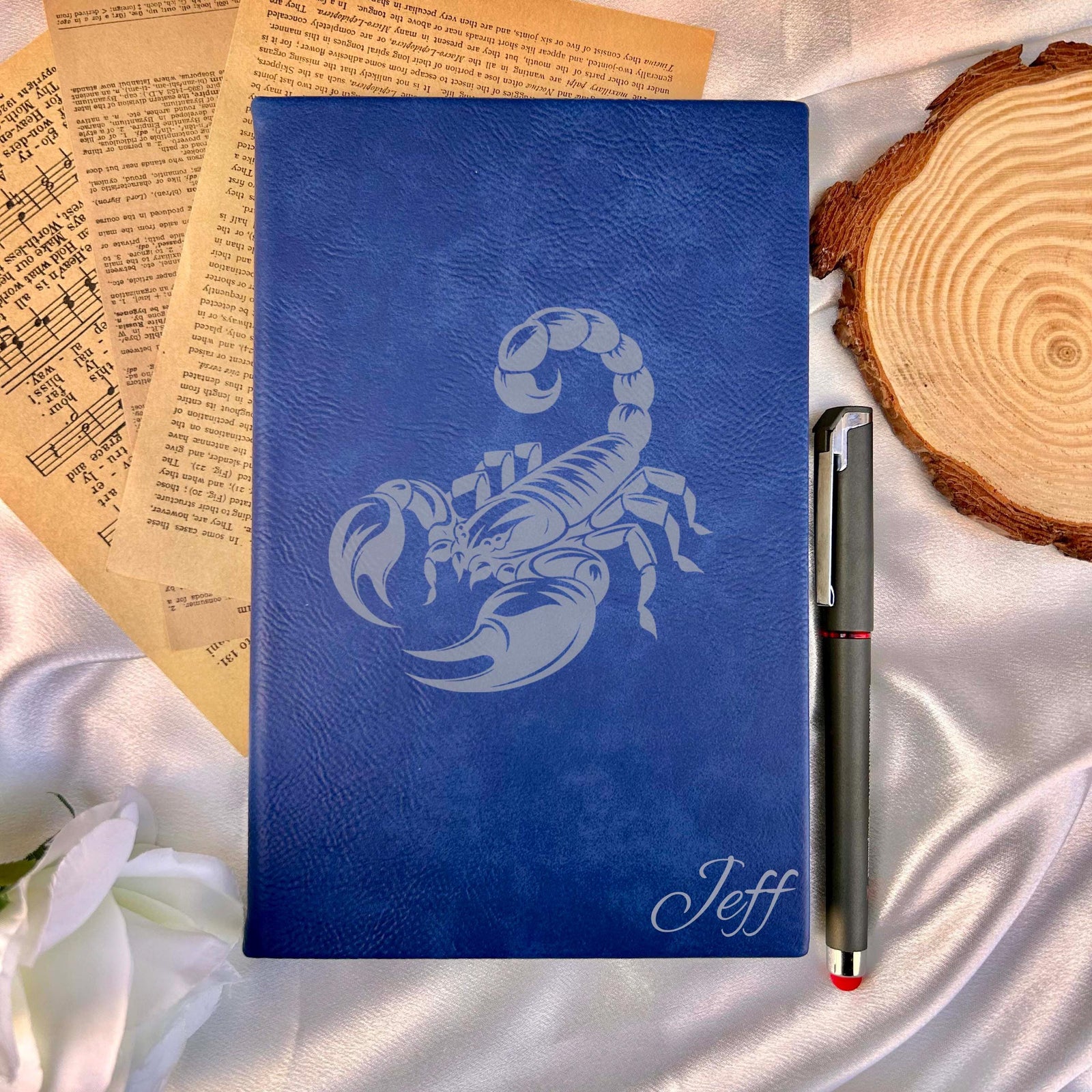 Scorpion Custom Journal – Hard Cover, Design #22
