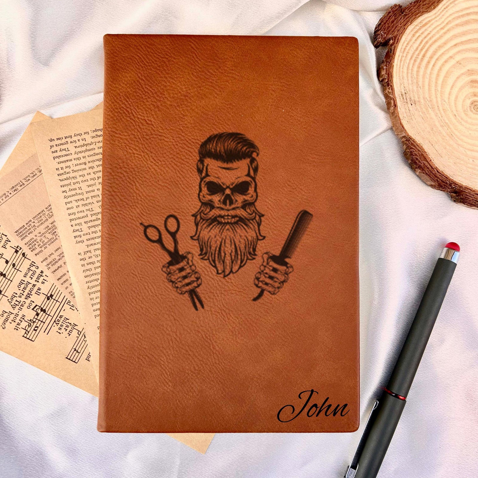 Barber Custom Journal – Hard Cover, Design #5