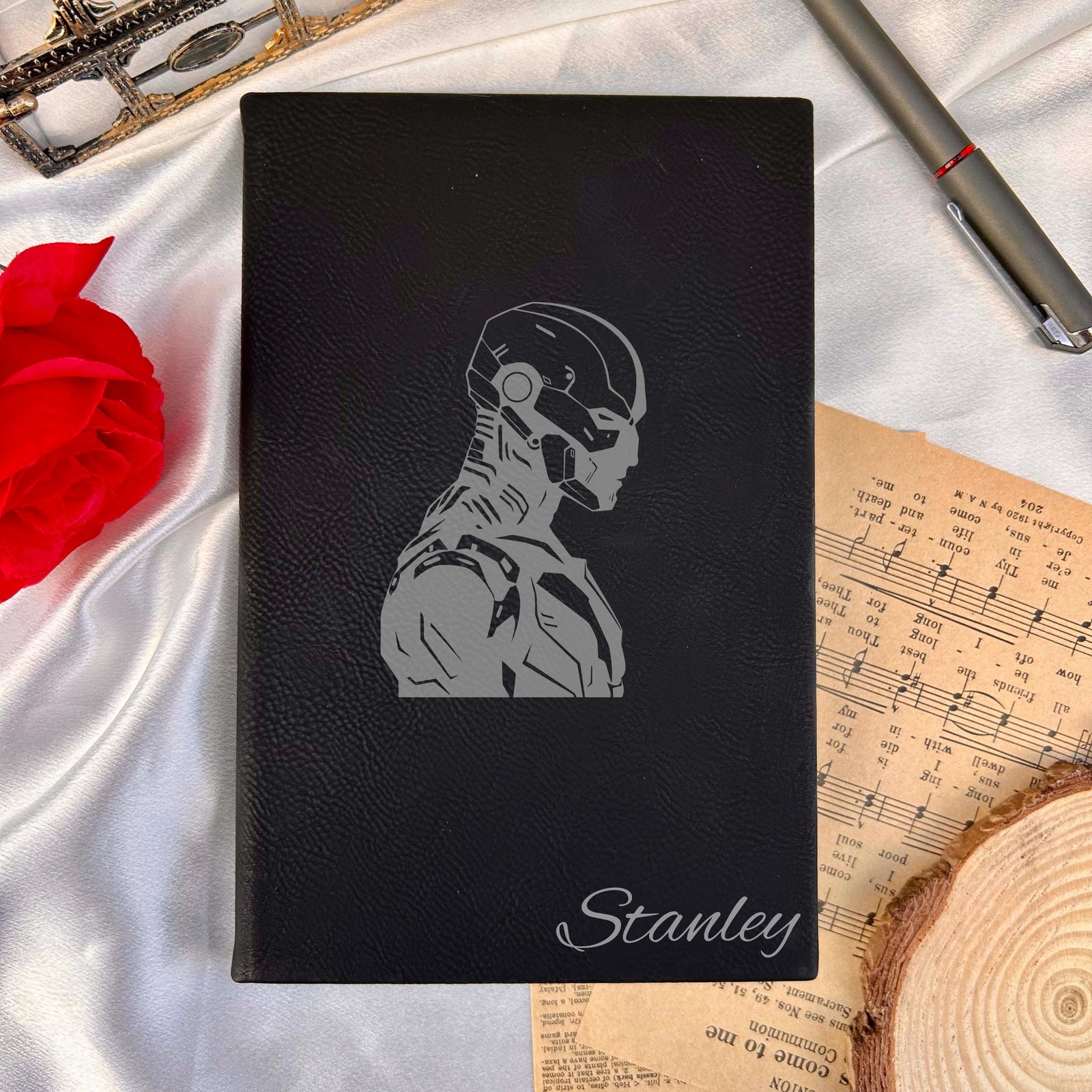 Cyborg Custom Journal – Hard Cover, Design #11