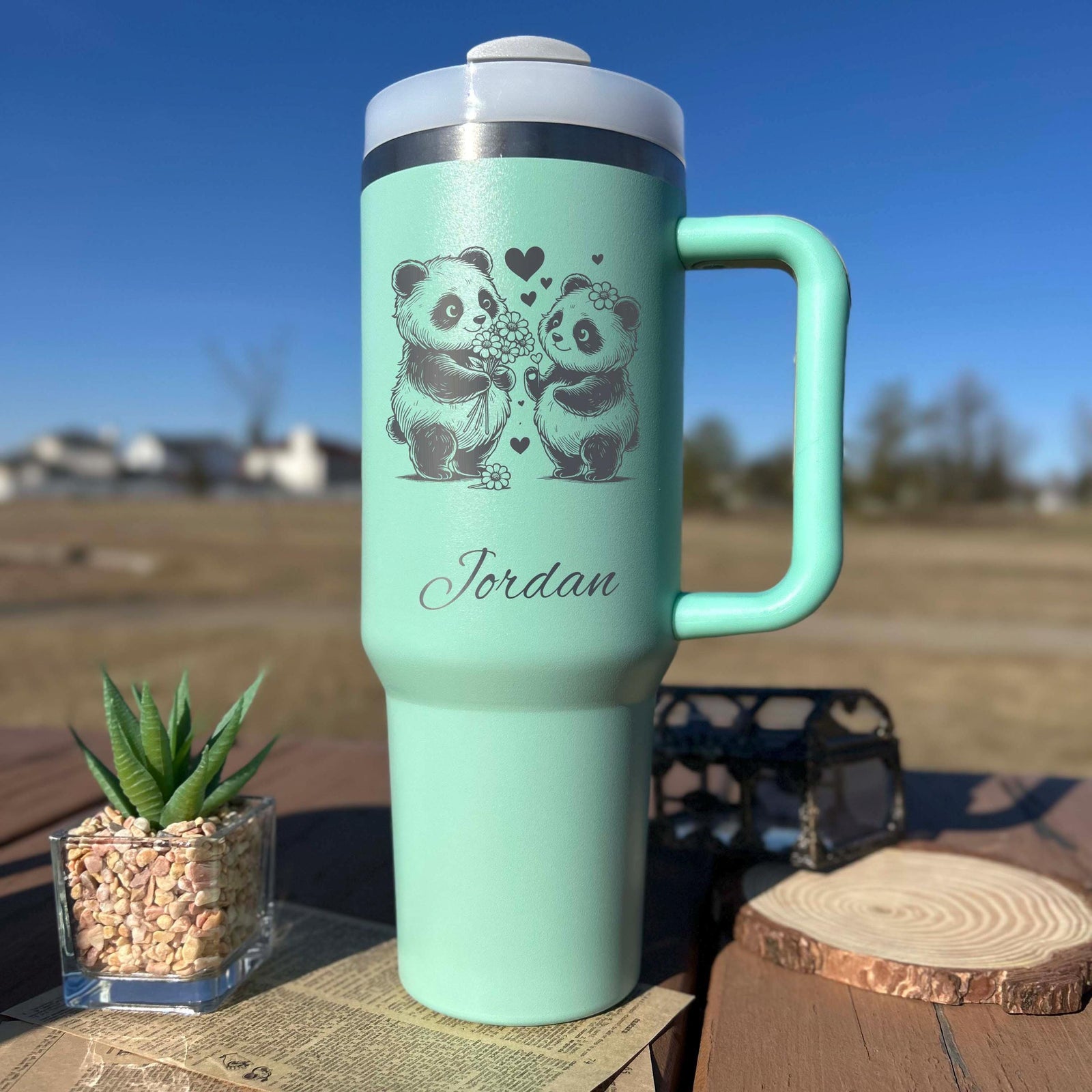 My Valentine 40oz Engraved Tumbler – Stainless Steel