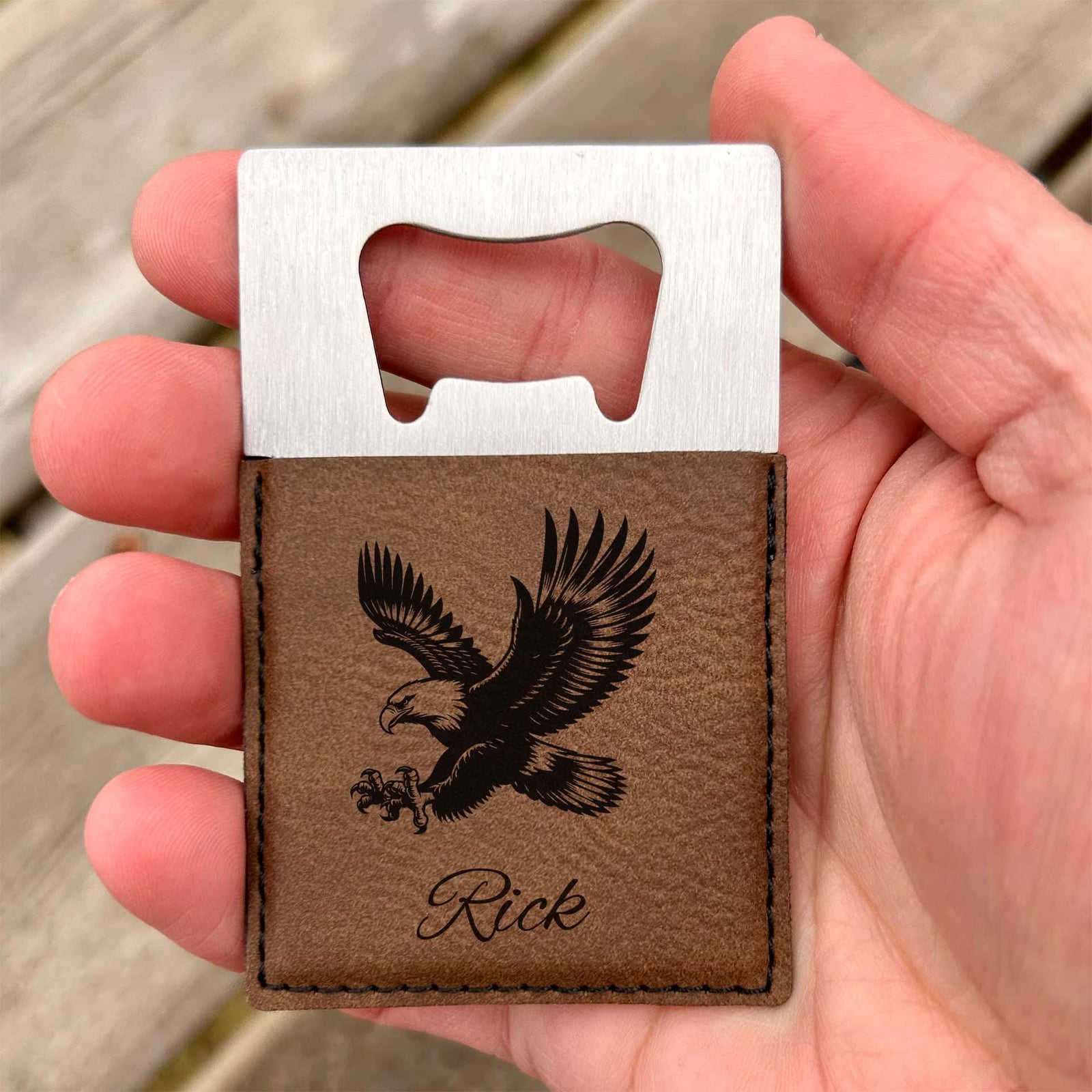 Eagle Large Bottle Opener – Stainless Steel, Eagle Design #1