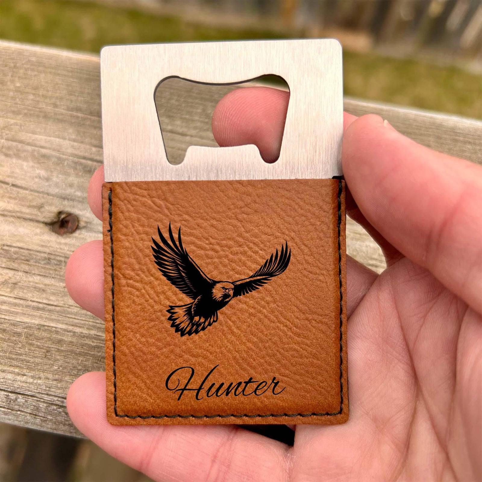 Eagle Large Bottle Opener – Stainless Steel, Eagle Design #2