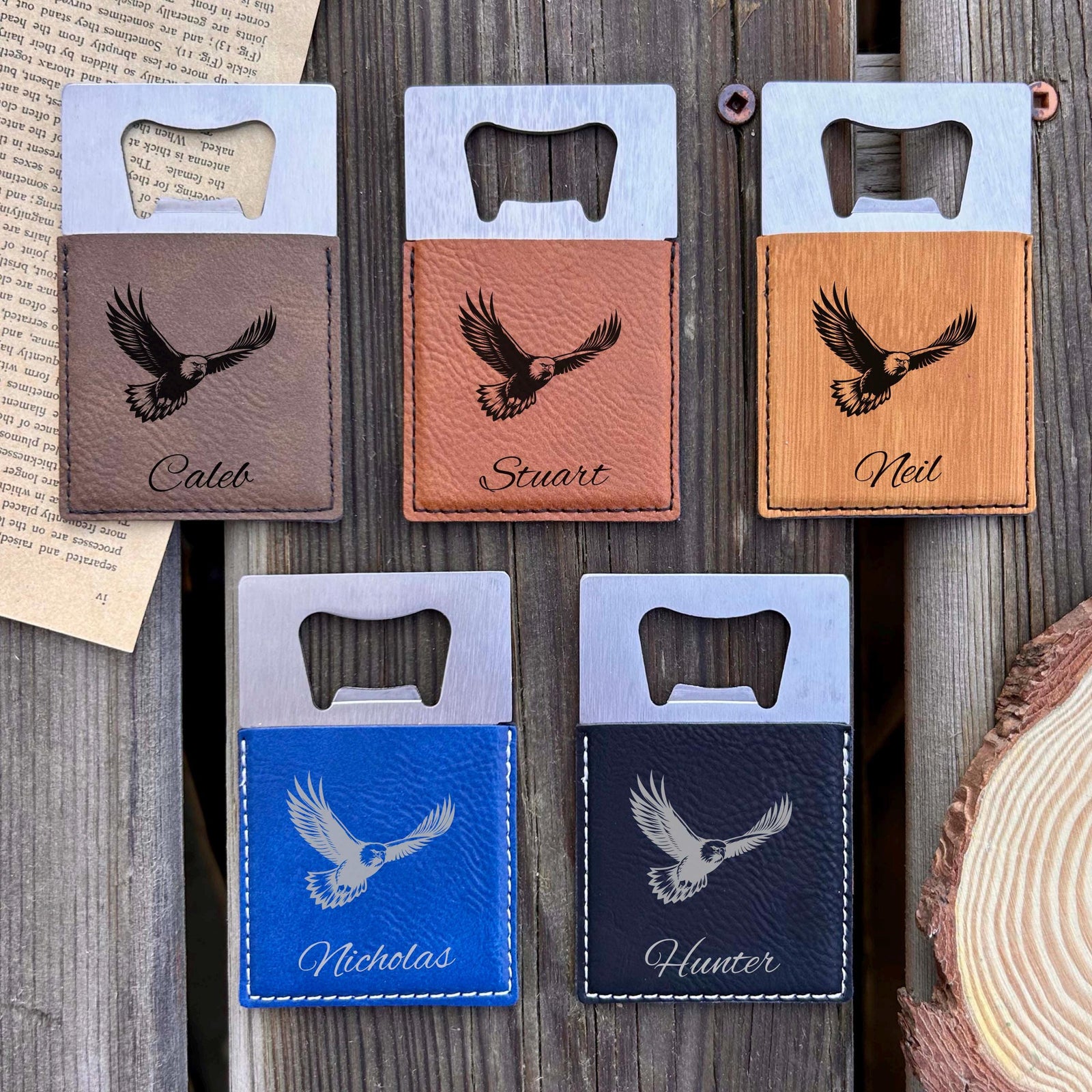 Eagle Large Bottle Opener – Stainless Steel, Eagle Design #2