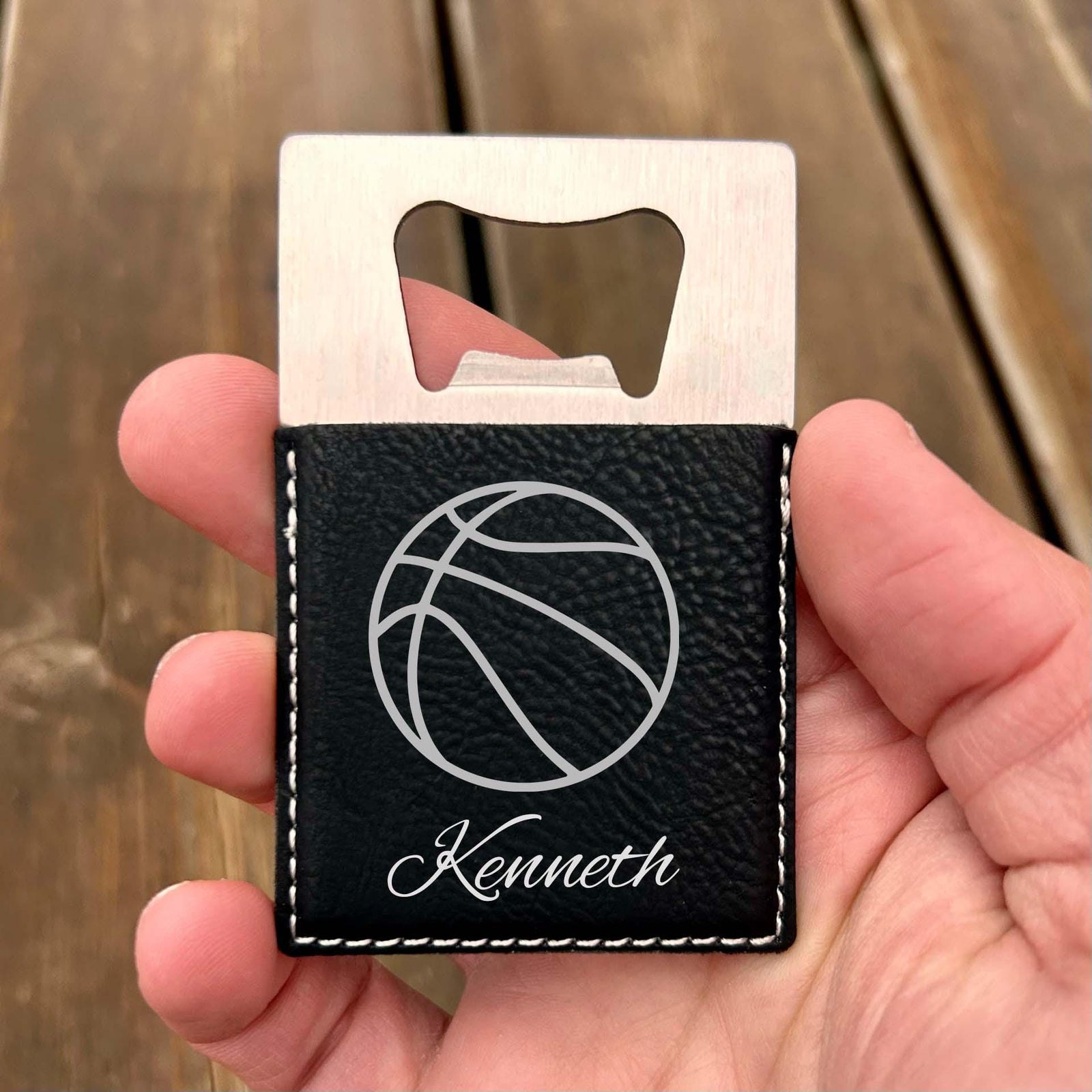 Basketball Large Bottle Opener – Stainless Steel