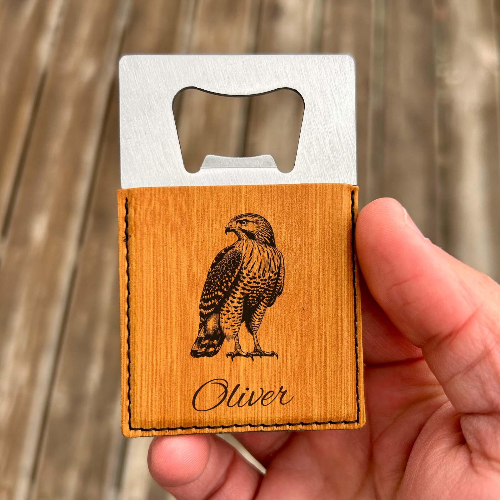 Hawk Large Bottle Opener – Stainless Steel