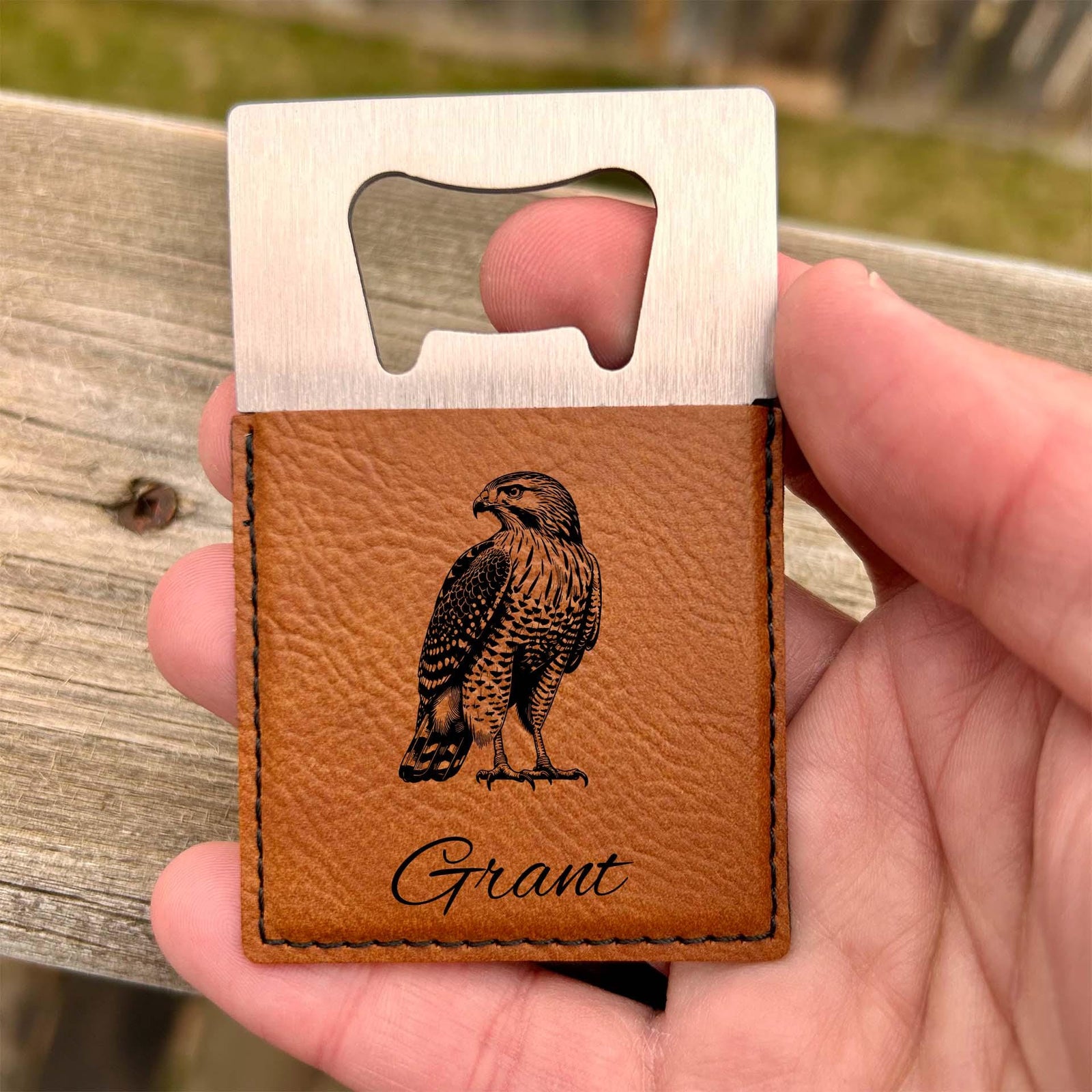 Hawk Large Bottle Opener – Stainless Steel