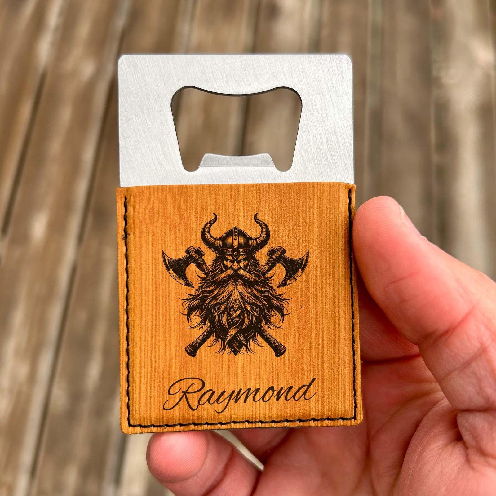 Viking Large Bottle Opener – Stainless Steel