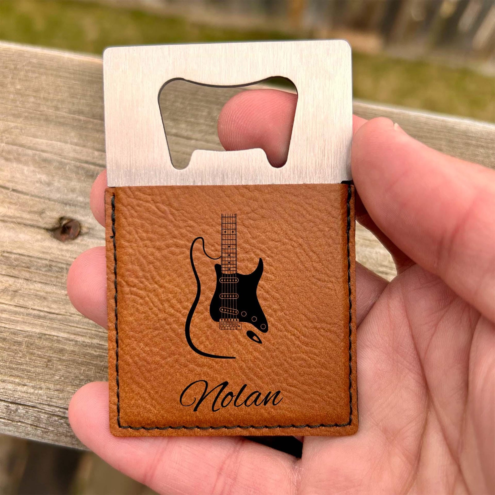 Electric Guitar Bottle Opener – Stainless Steel