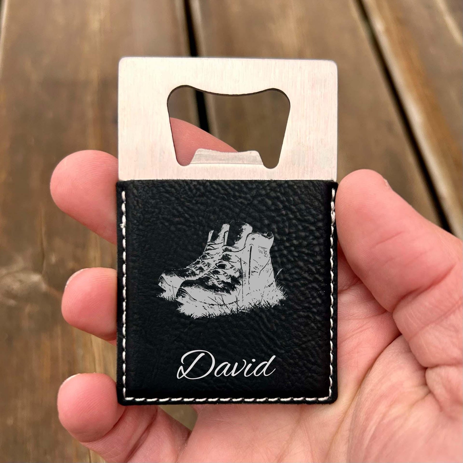 Hiker Boots Bottle Opener – Stainless Steel