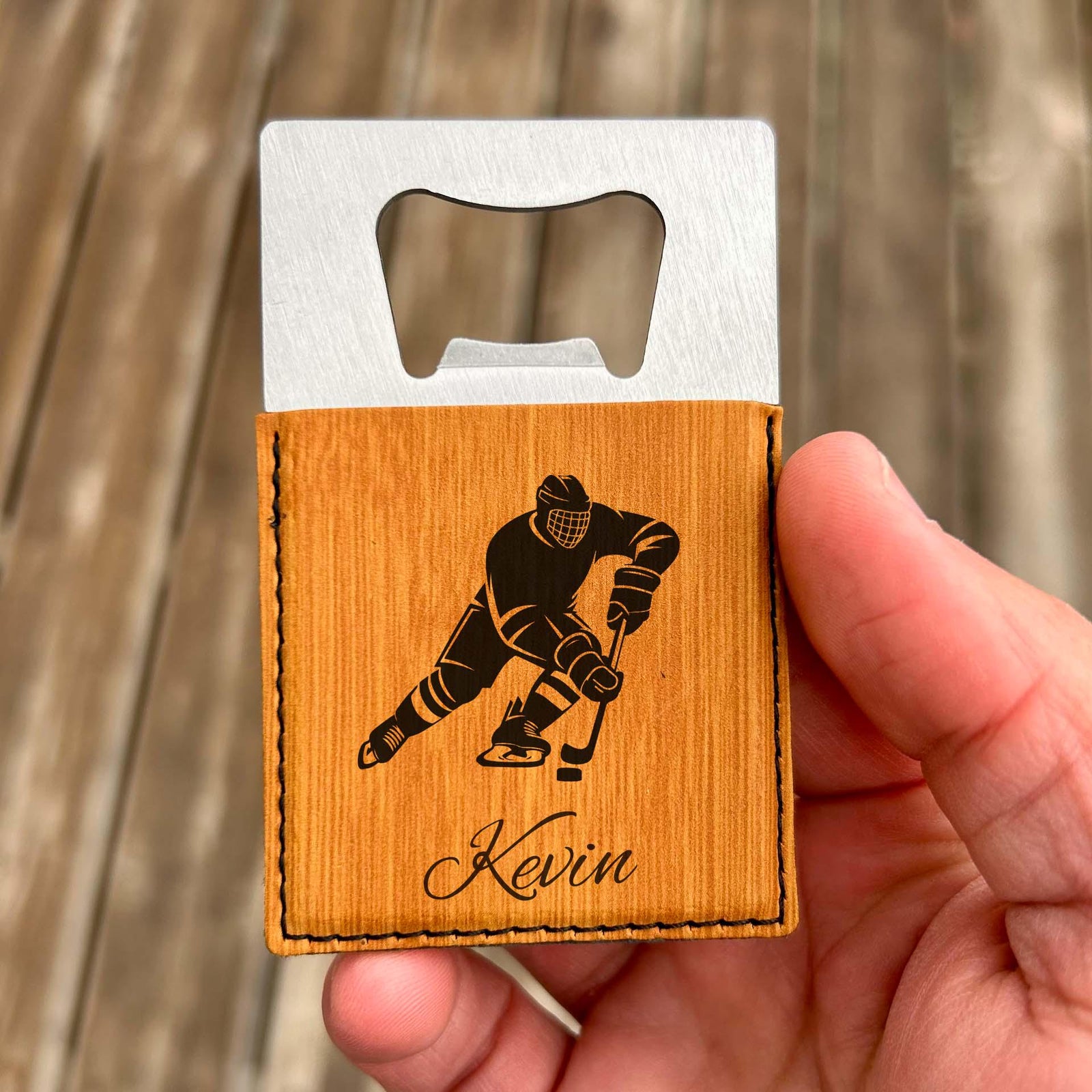Hockey Large Bottle Opener – Stainless Steel
