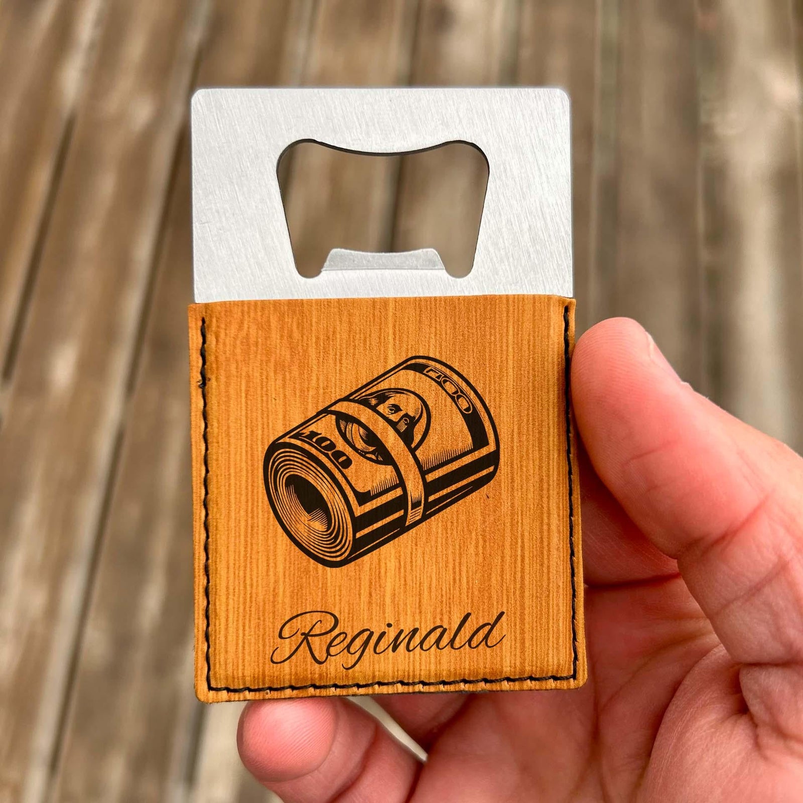 Money Roll Bottle Opener – Stainless Steel